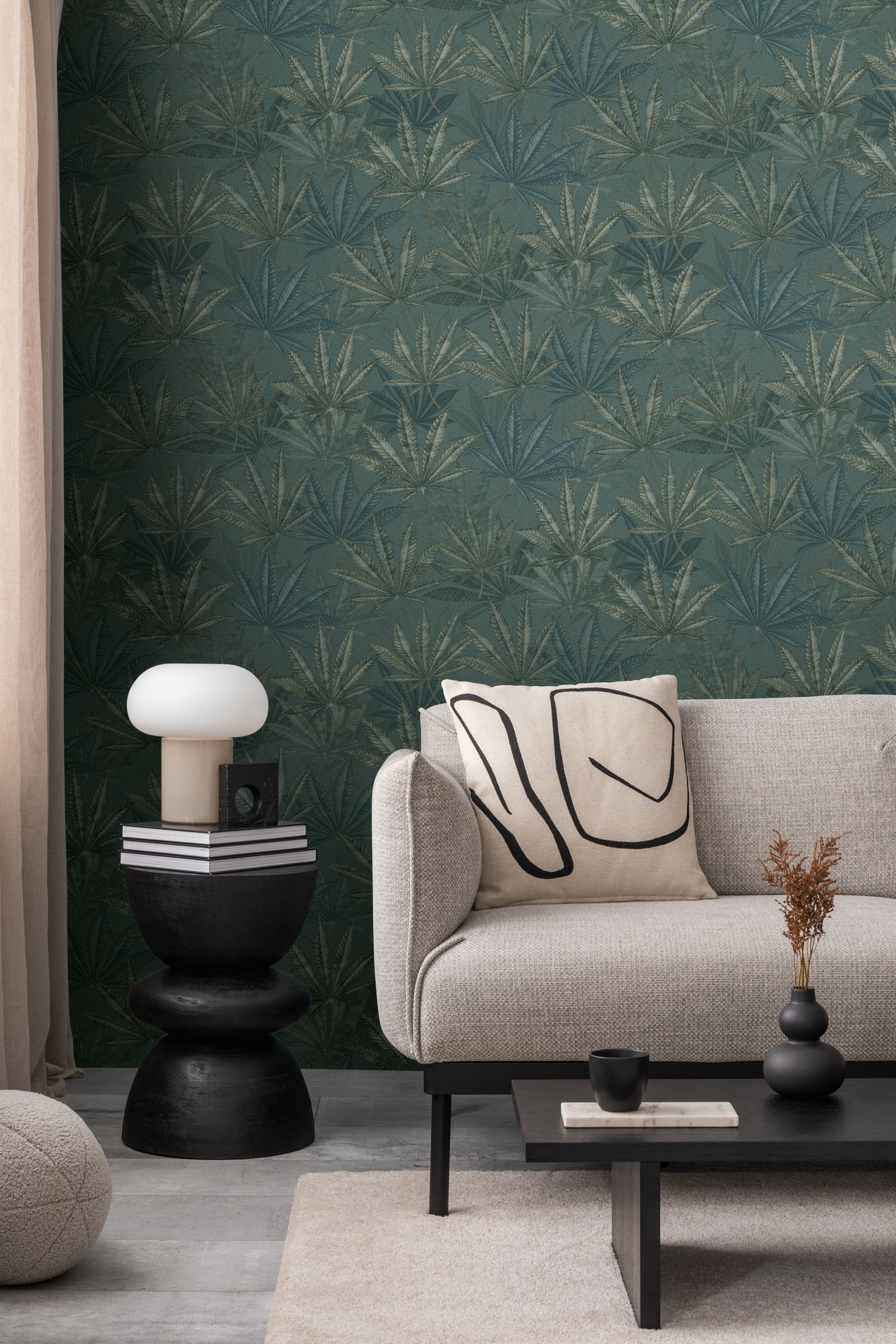 living walls Vliestapete »Michalsky 6 florale Tapete Mustertapete Blätter Blattmuster«, matt, Vliestapete Blatt-Motiv für Schlafzimmer Küche Wohnzimmer Floral Flur
