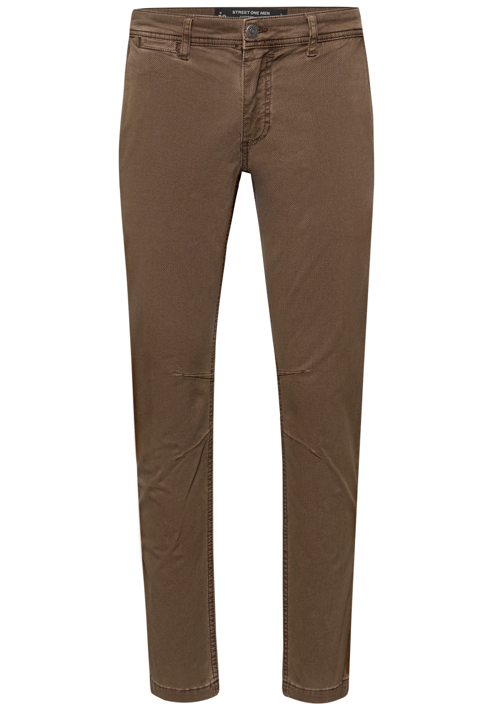 STREET ONE MEN Chinohose  aus Baumwolle mit Stretchanteil