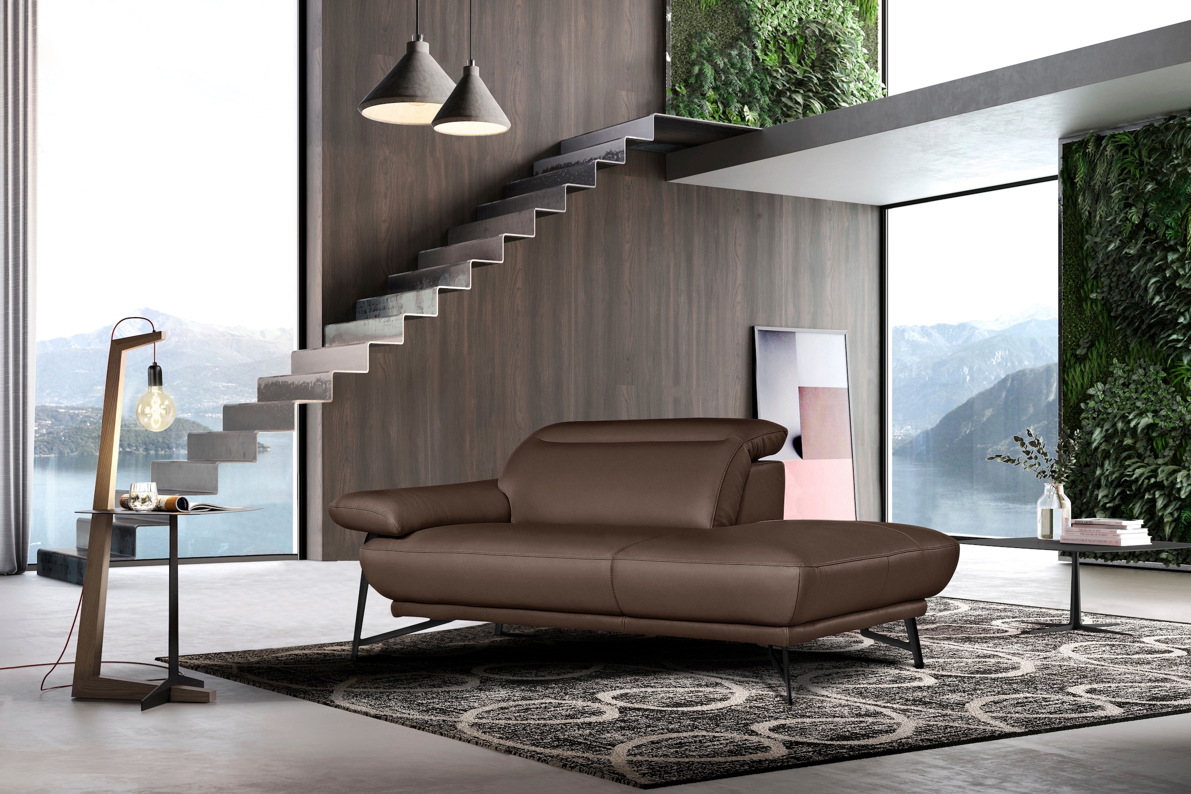 Egoitaliano Ottomane "Anais, erstklassiges Designsofa, Breite 179 cm, Fußfa günstig online kaufen
