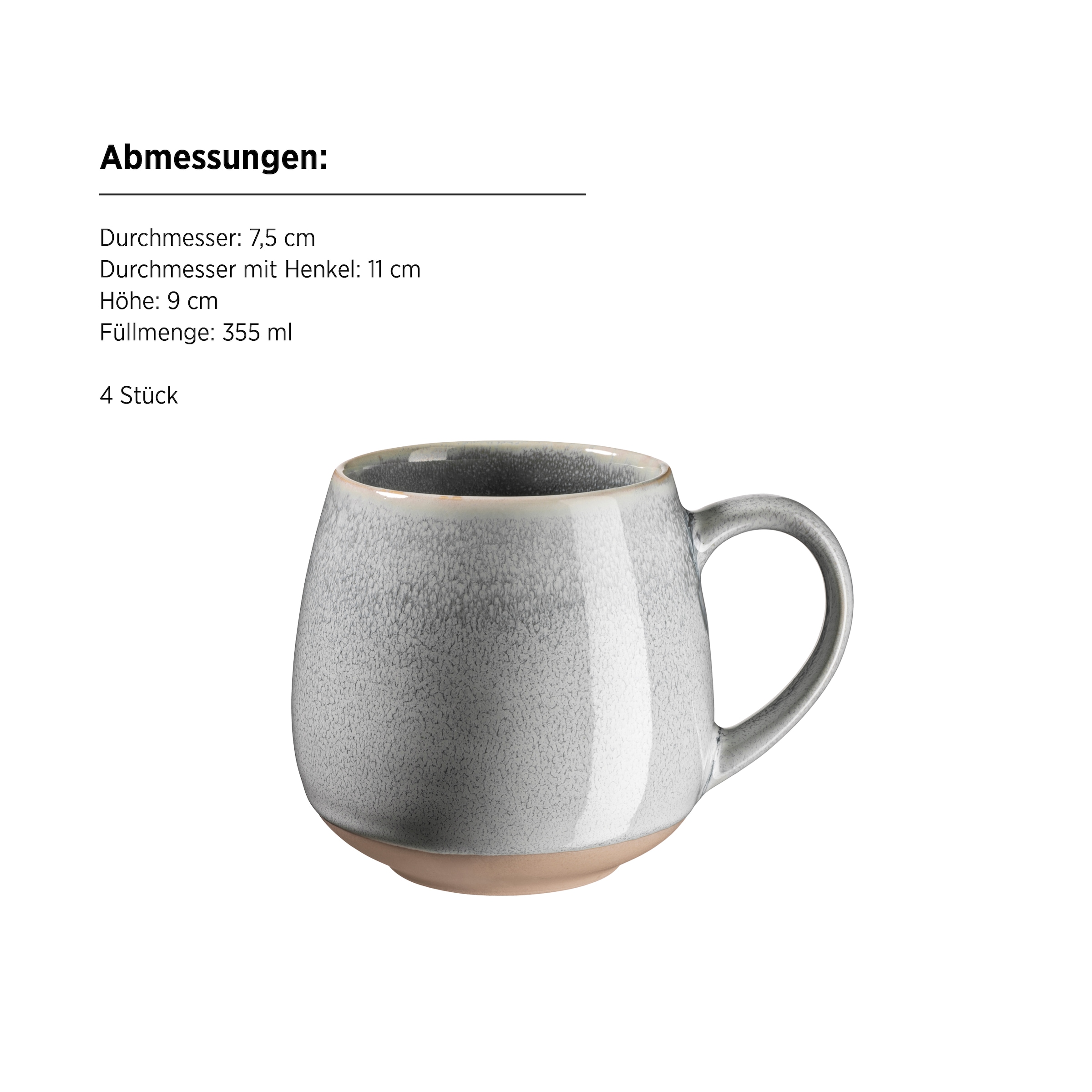 MÄSER Frühstücks-Geschirrset »Aquata« Geschirr-Set, Service