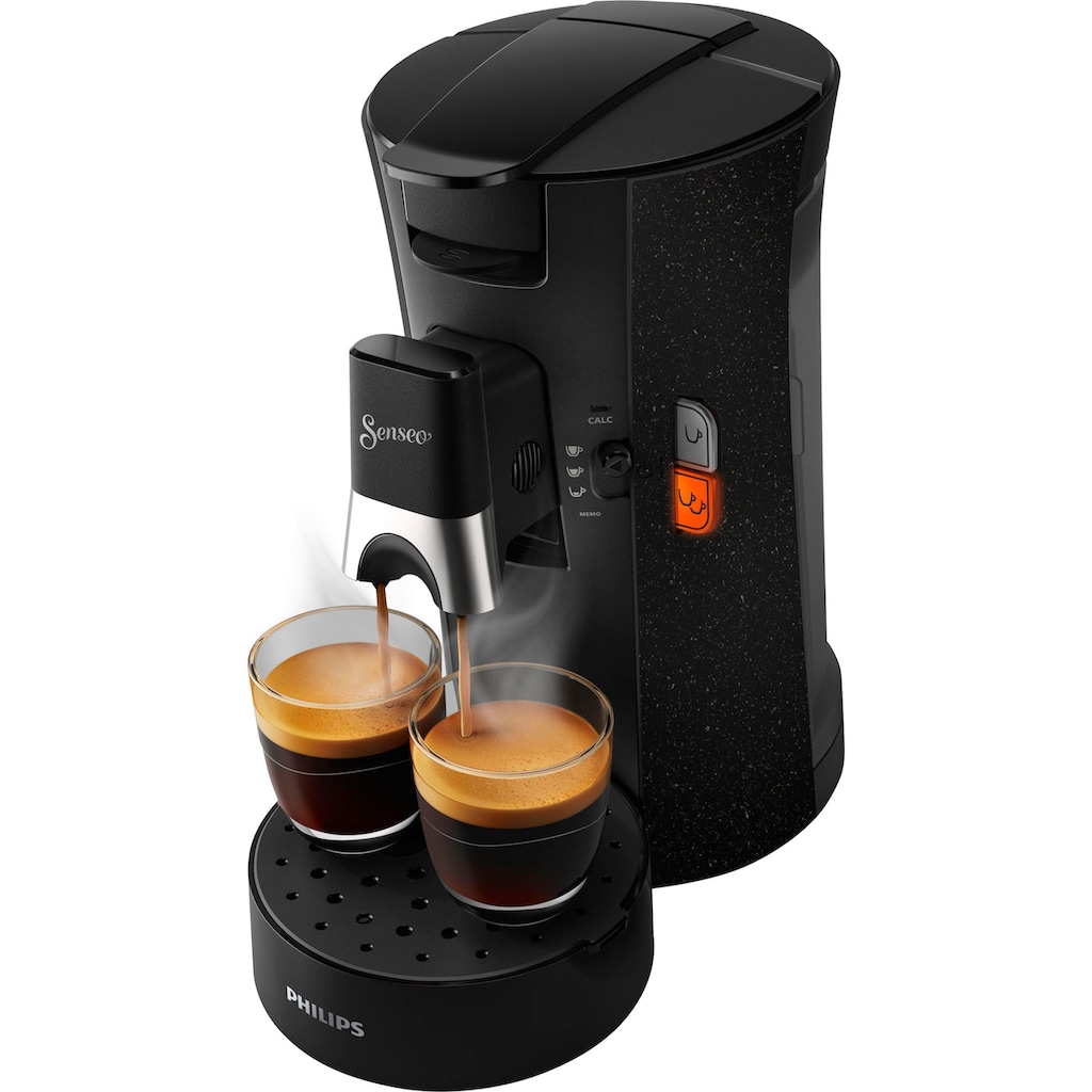 Philips Senseo Kaffeepadmaschine »Select ECO CSA240/20, aus 37% recyceltem Plastik«, +3 Kaffeespezialitäten, Memo-Funktion, Gratis-Zugaben (Wert €14,-UVP)