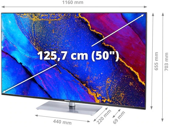 Medion® LED-Fernseher »MD31521 EU«, 4K Ultra HD, Smart-TV