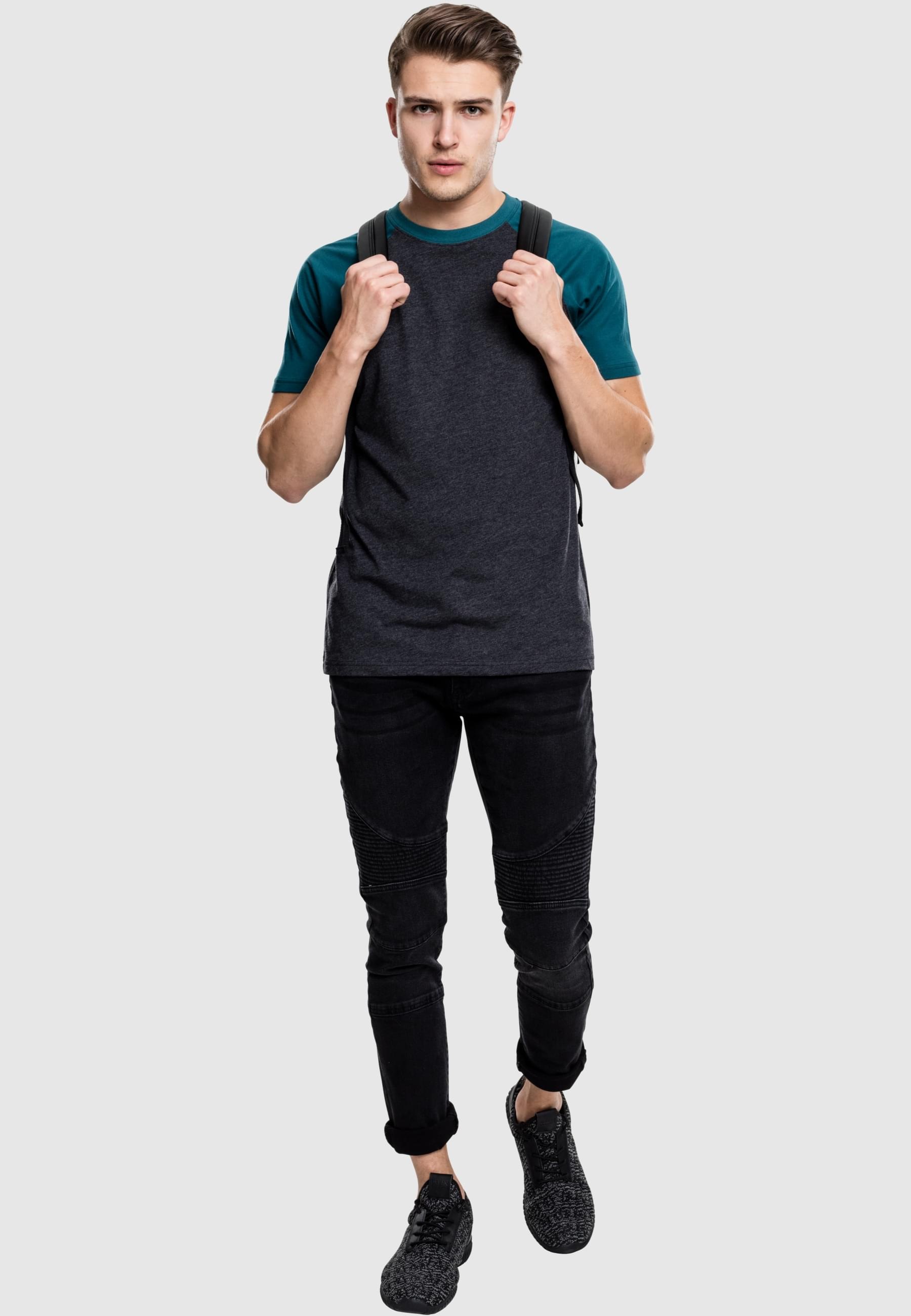 URBAN CLASSICS T-Shirt »Urban Classics Herren Raglan Contrast Tee«, (1 tlg.)