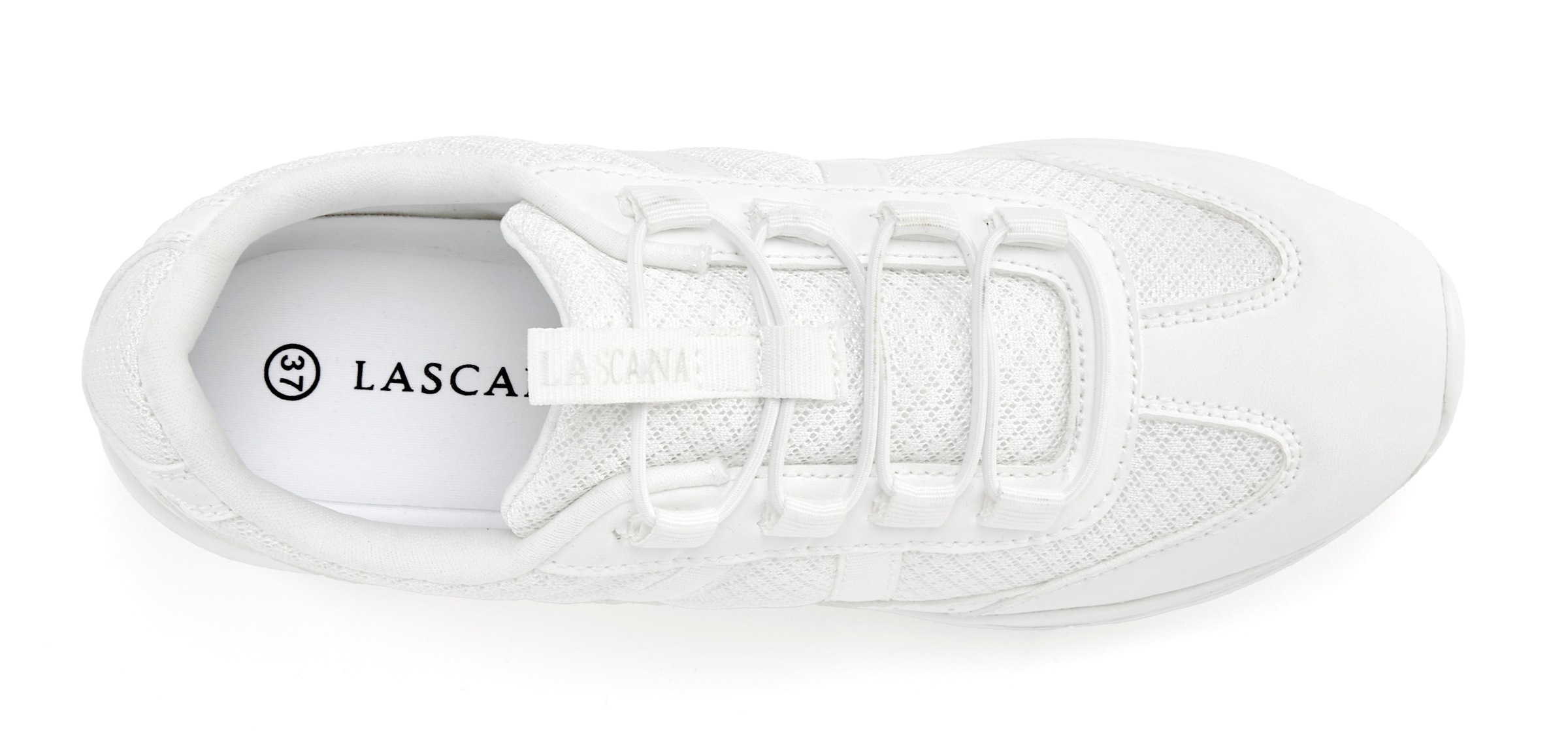 LASCANA Slip-On Sneaker White Size 42 2