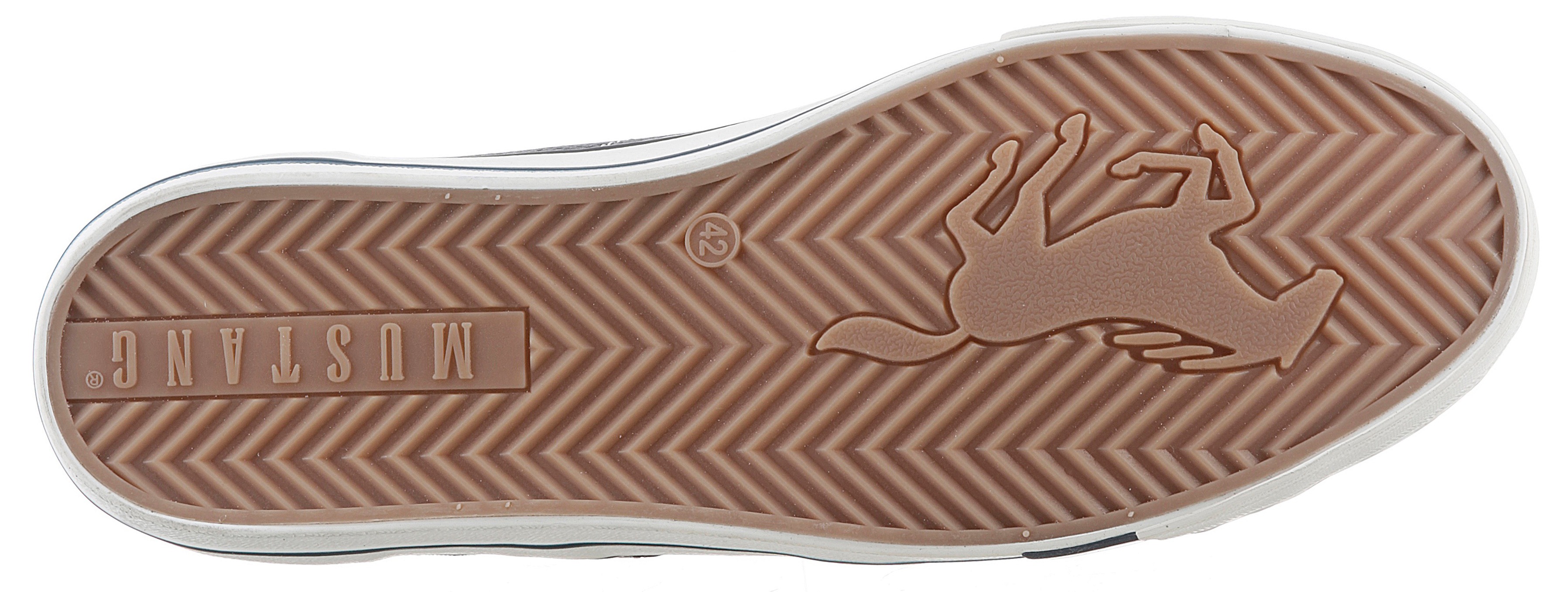 Thumbnail - Mustang Shoes Sneaker, mit kontrastreichen Details, Freizeitschuh, Halbschuh, Schnürschuh