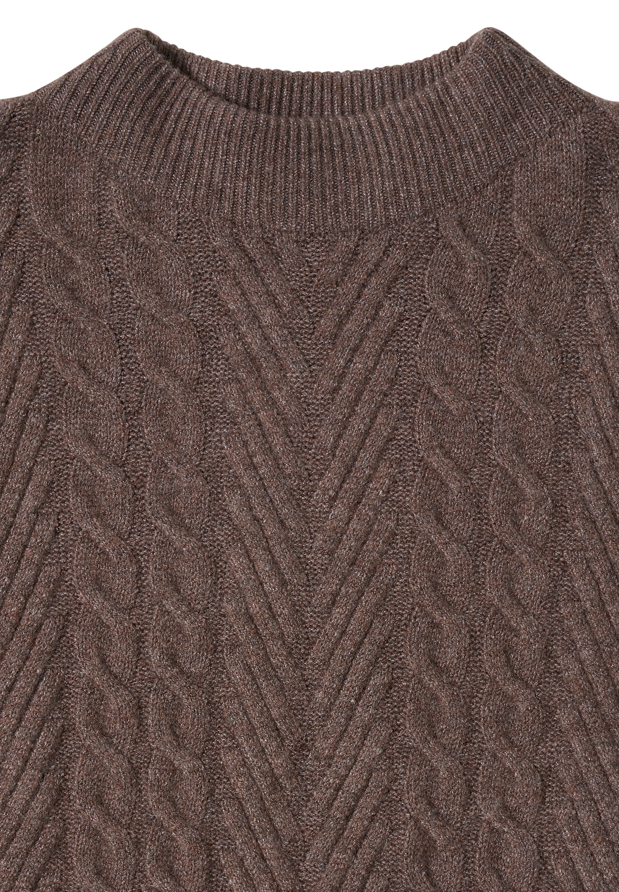 Cecil Strickpullover, mit Turtle Neck, Zopfmuster