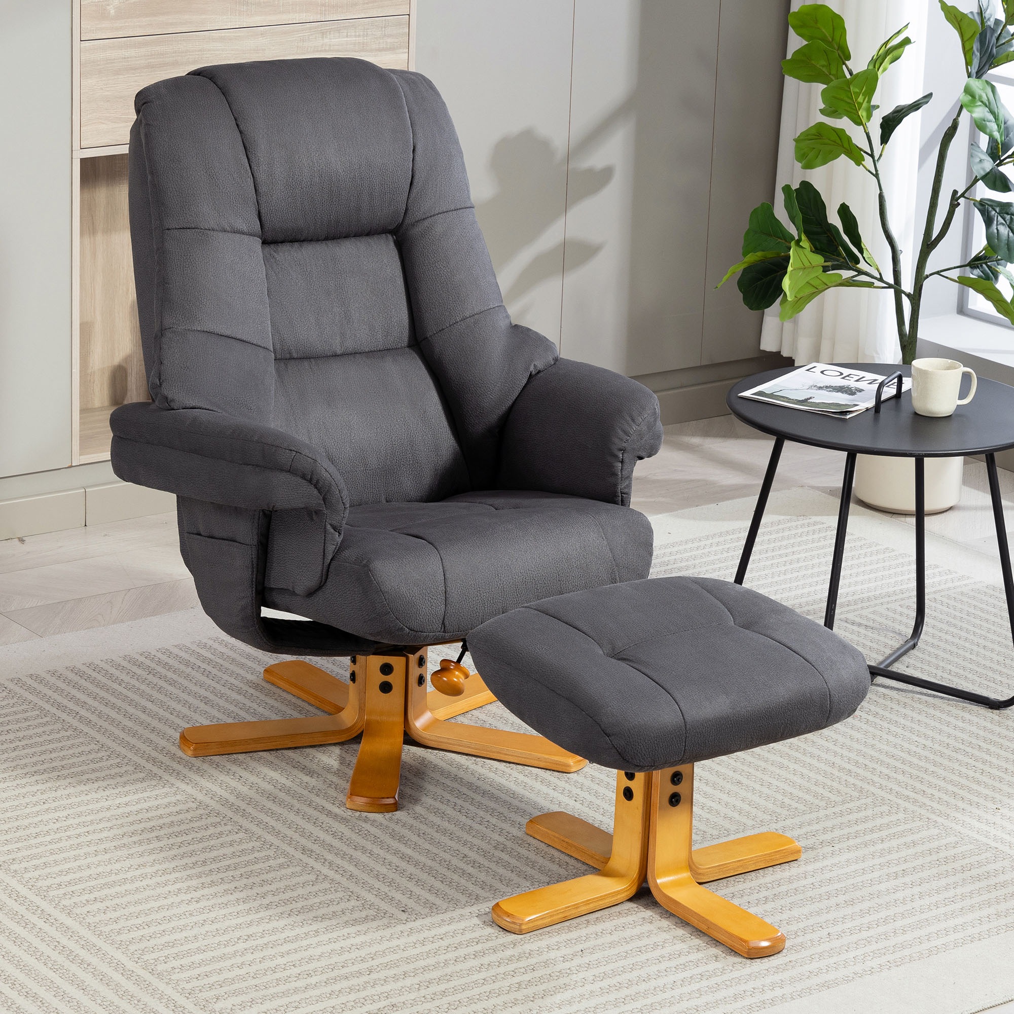 Duo Collection TV-Sessel "Bordeaux" mit Hocker und Relaxfunktion, 360 Grad günstig online kaufen