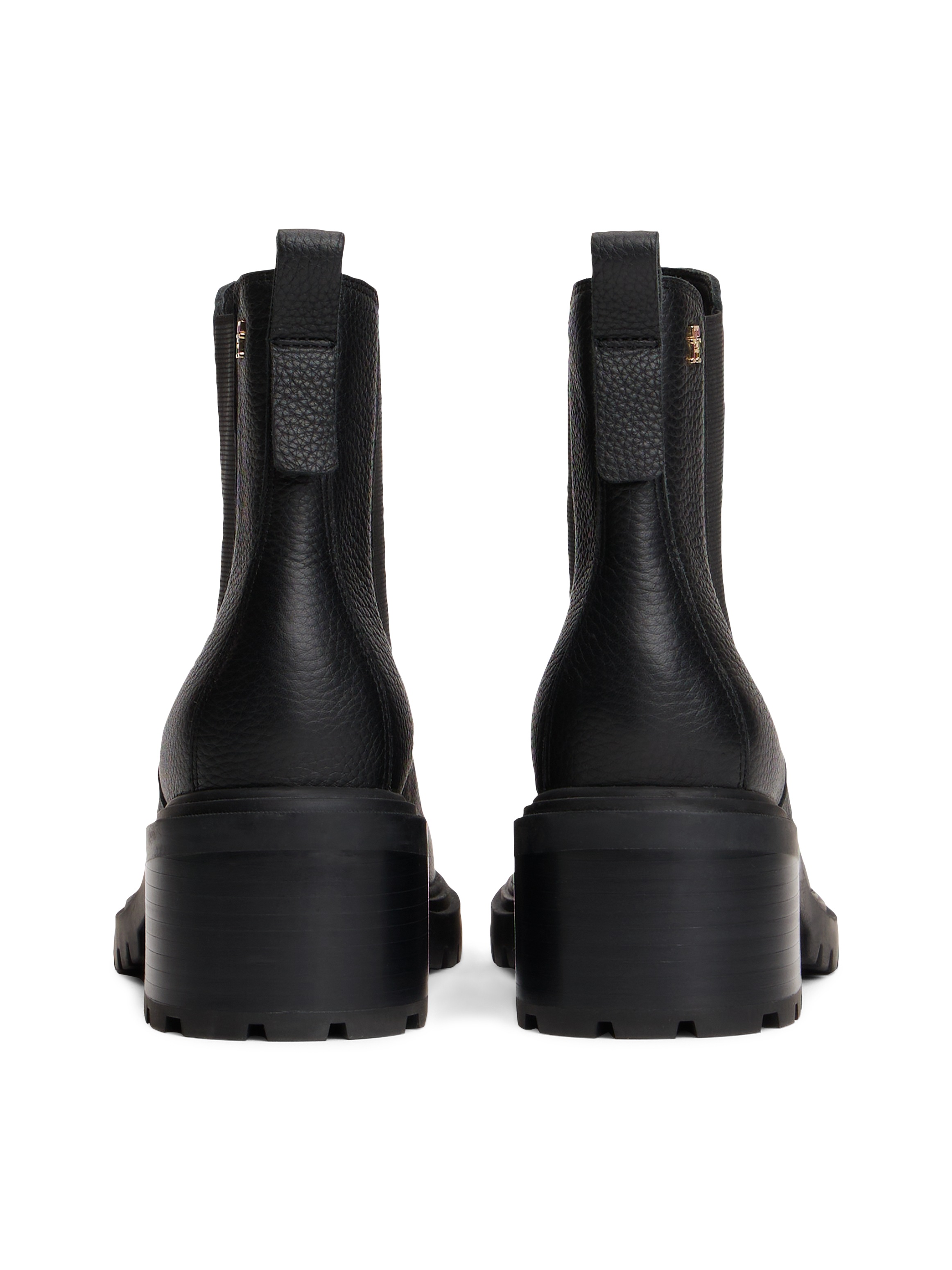 Thumbnail - Tommy Hilfiger Chelseaboots "TH LEATHER CHELSEA CLEATED HEEL", Blockabsatz, Stiefelette mit kleinem Logo-Emblem