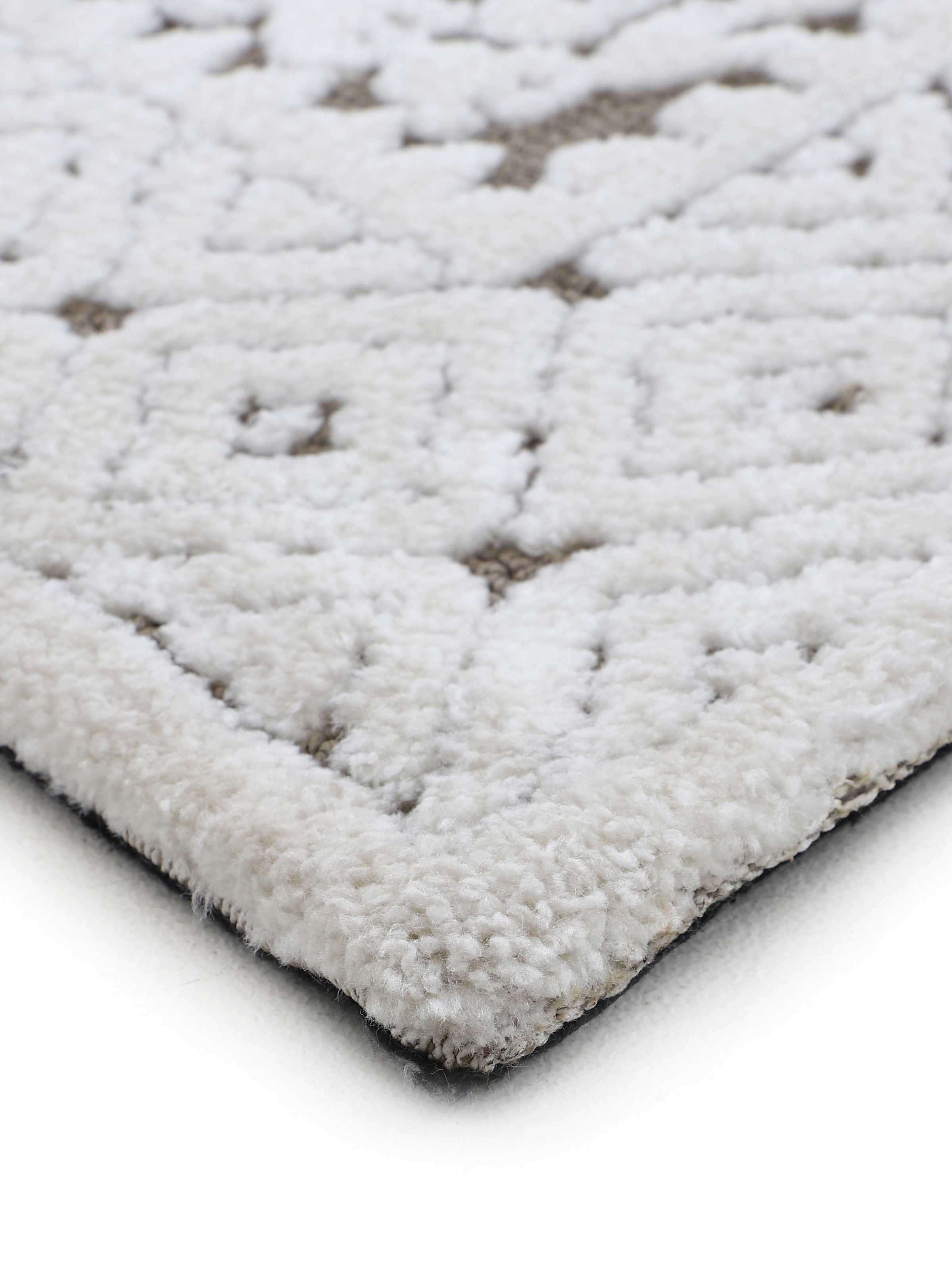 carpetfine Teppich »Holly 1«, rechteckig, 12 mm Höhe, Blumen Motiv, Hoch-Tief Struktur, Wohnzimmer