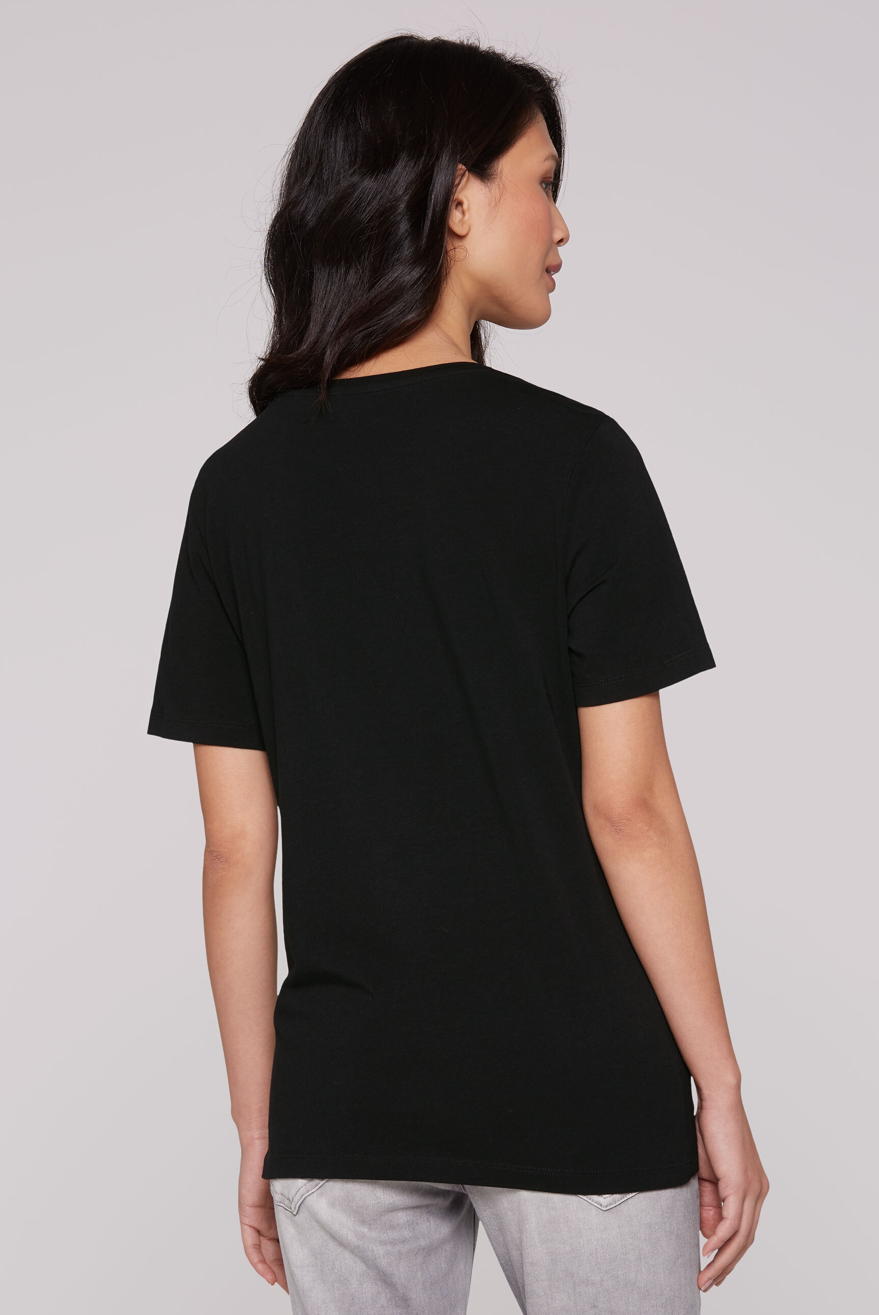 SOCCX Rundhalsshirt, mit Baumwolle