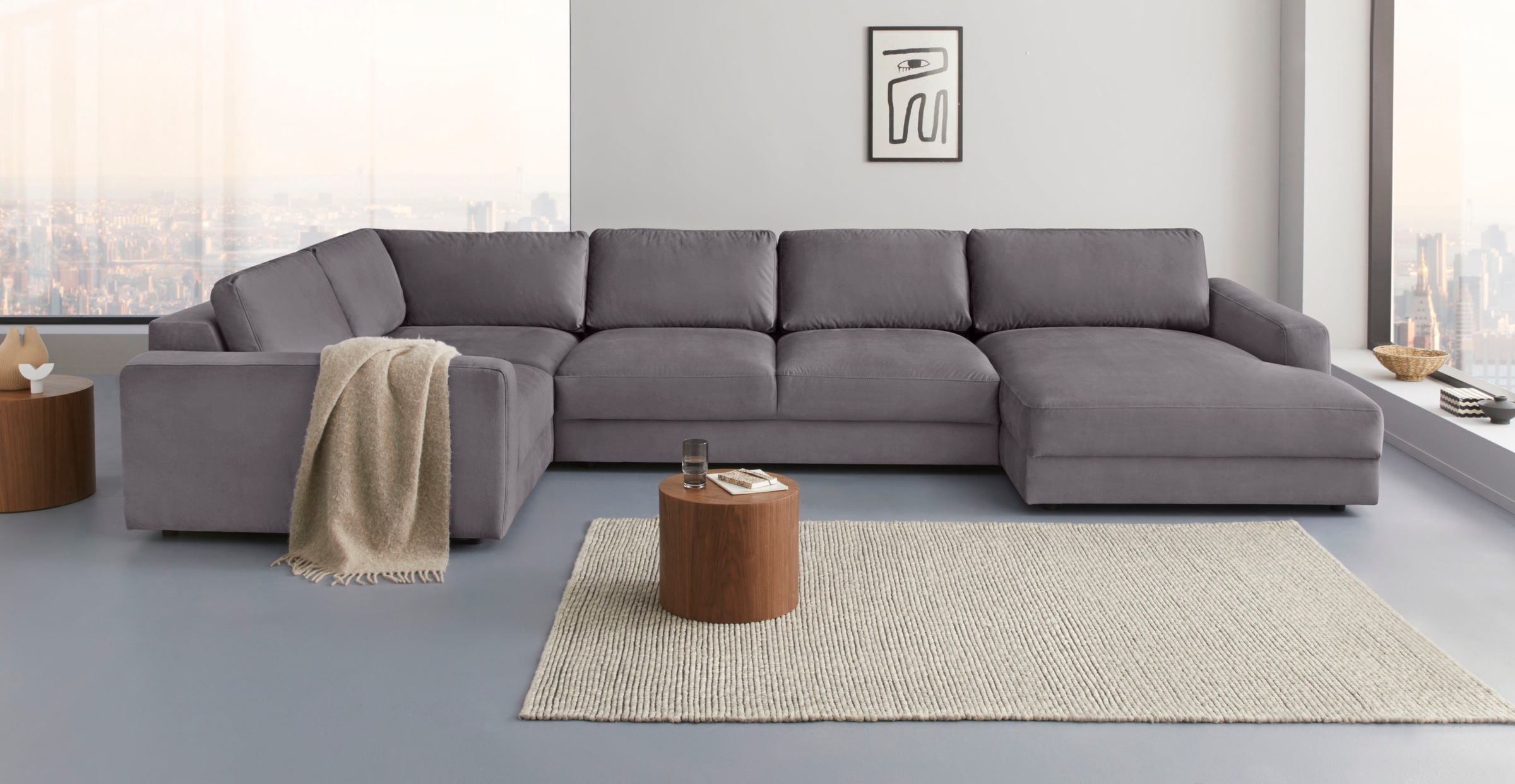 Places of Style Sofa-Mittelelement »Bloomfield«, passende Erweiterung zu den Garnituren "Bloomfield"