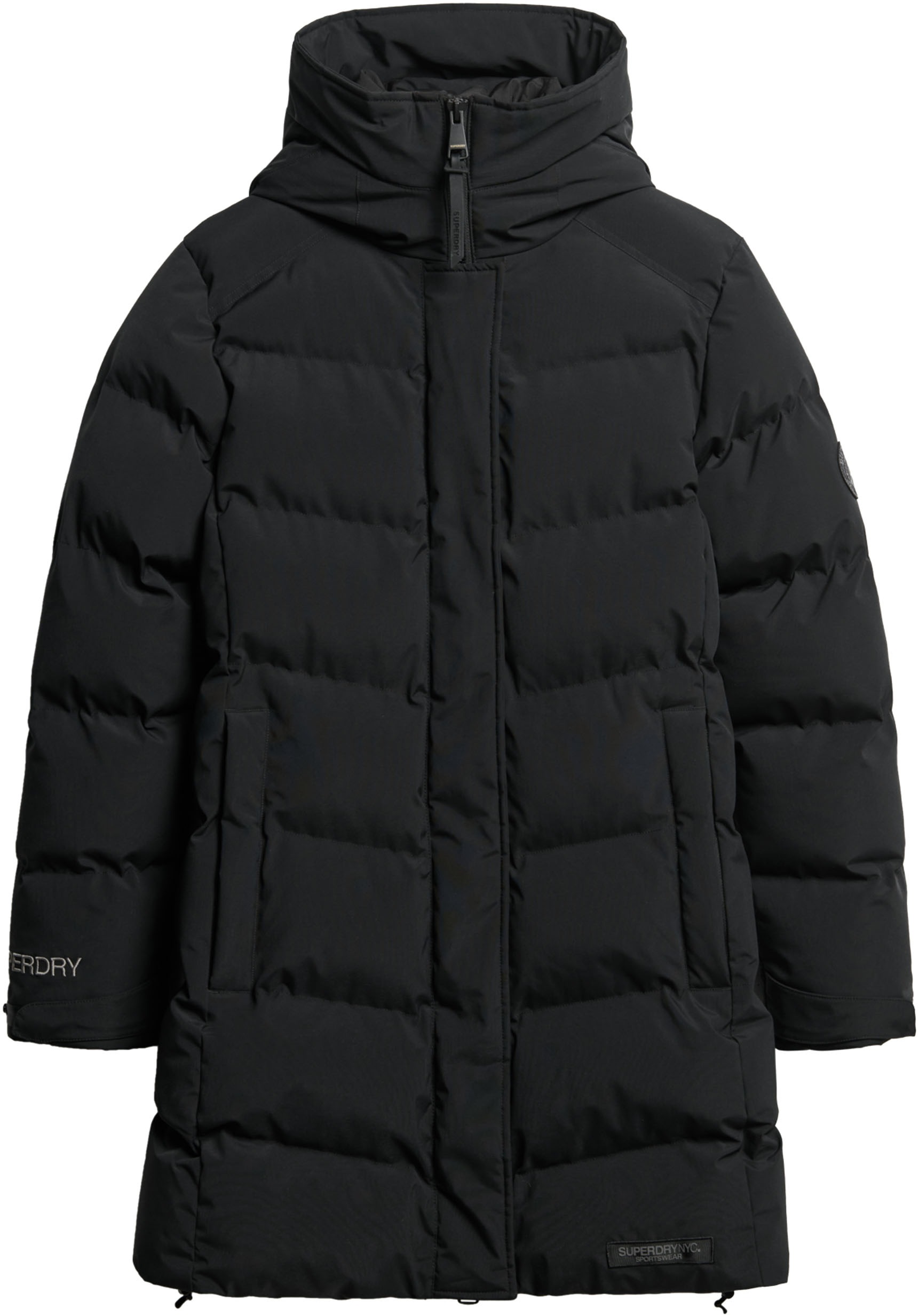 Superdry Steppjacke »CITY MID LENGTH PADDED JACKET«, mit Kapuze