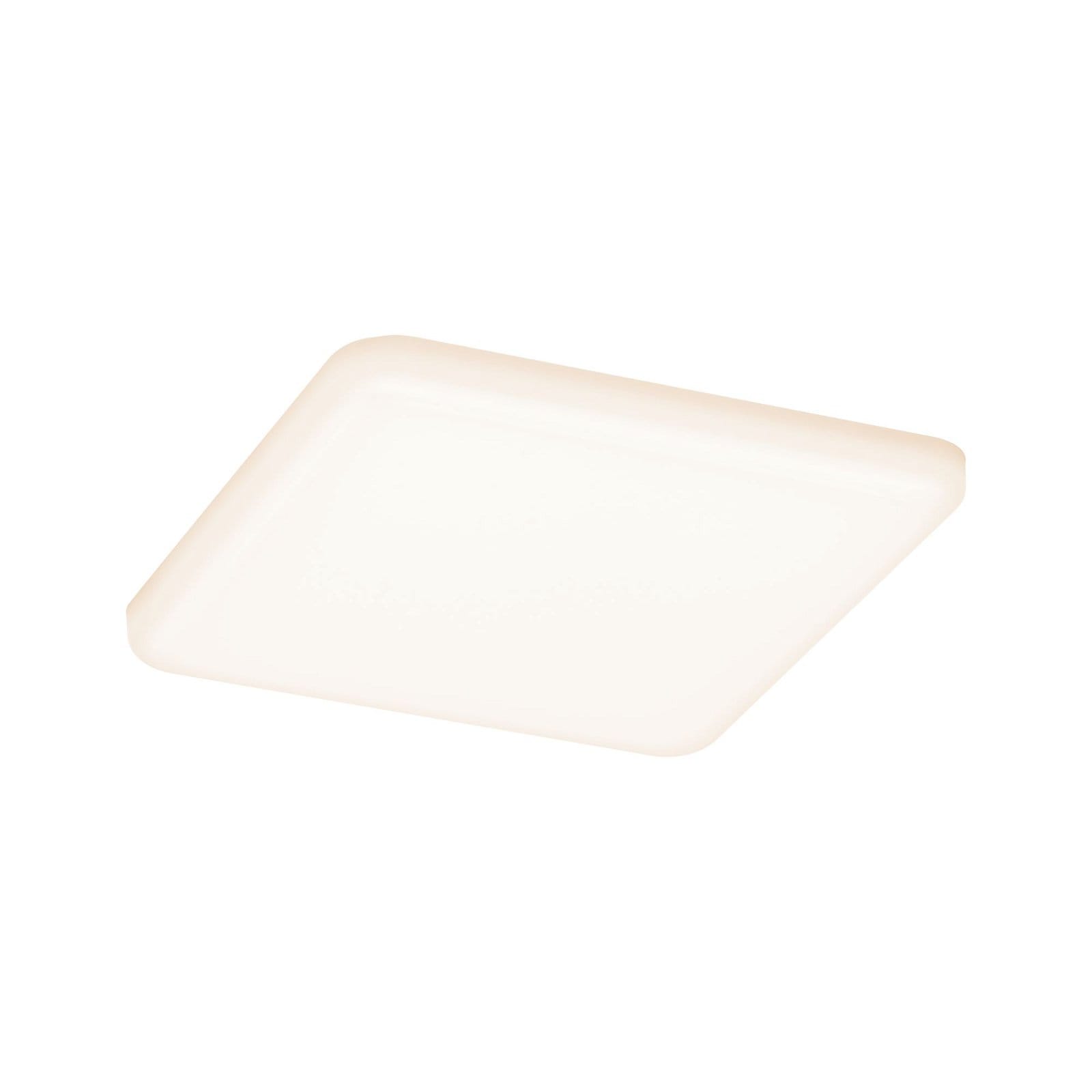 Paulmann LED Einbauleuchte »VariFit Veluna IP44 eckig 125x125mm 8,5W 650lm 3000K Satin«, 1 flammig, Einbaupanel