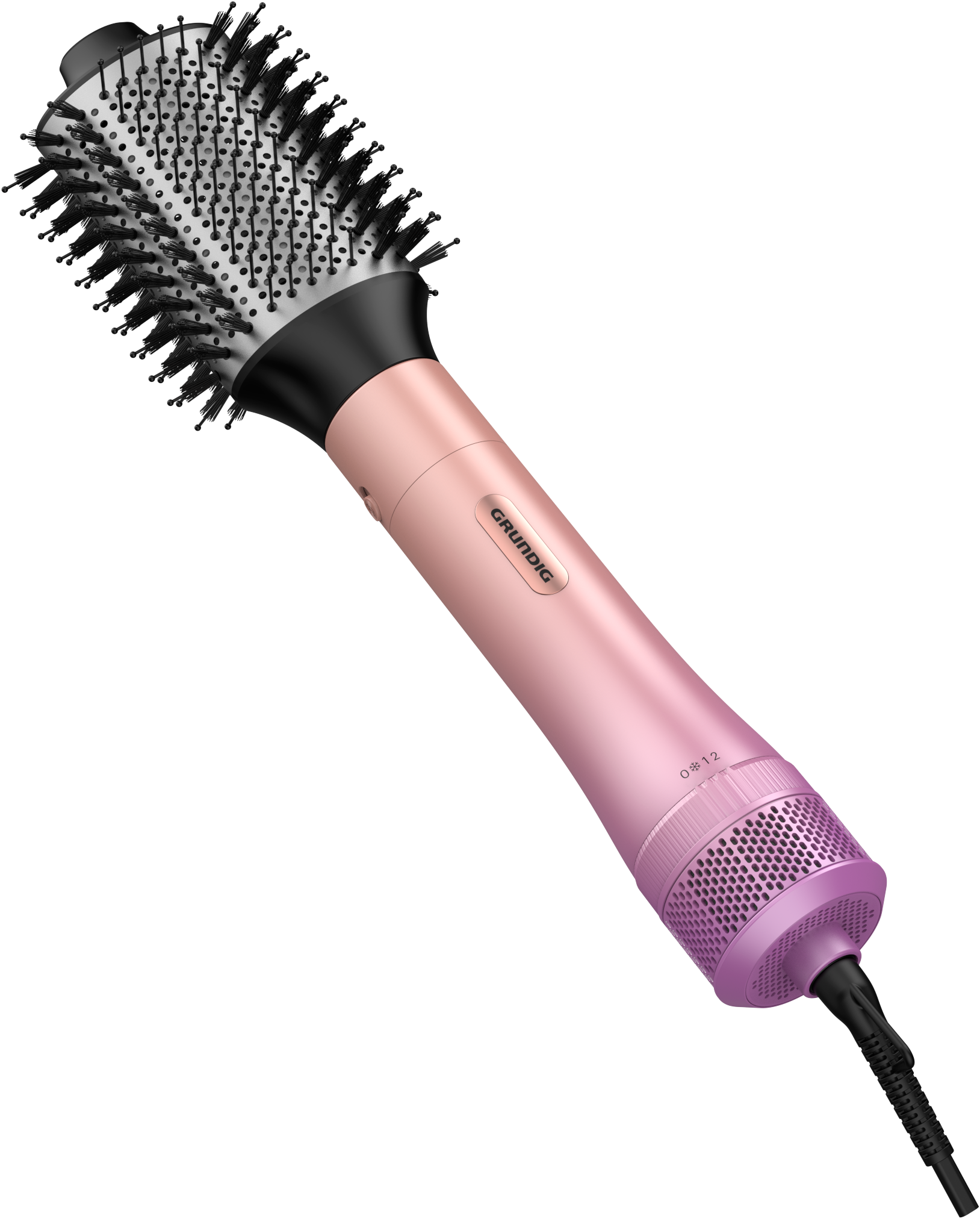 Thumbnail - Grundig Warmluftbürste "HS 6482" Ionic-Funktion, ovaler Aufsatz für Locken, Wellen & Volumen