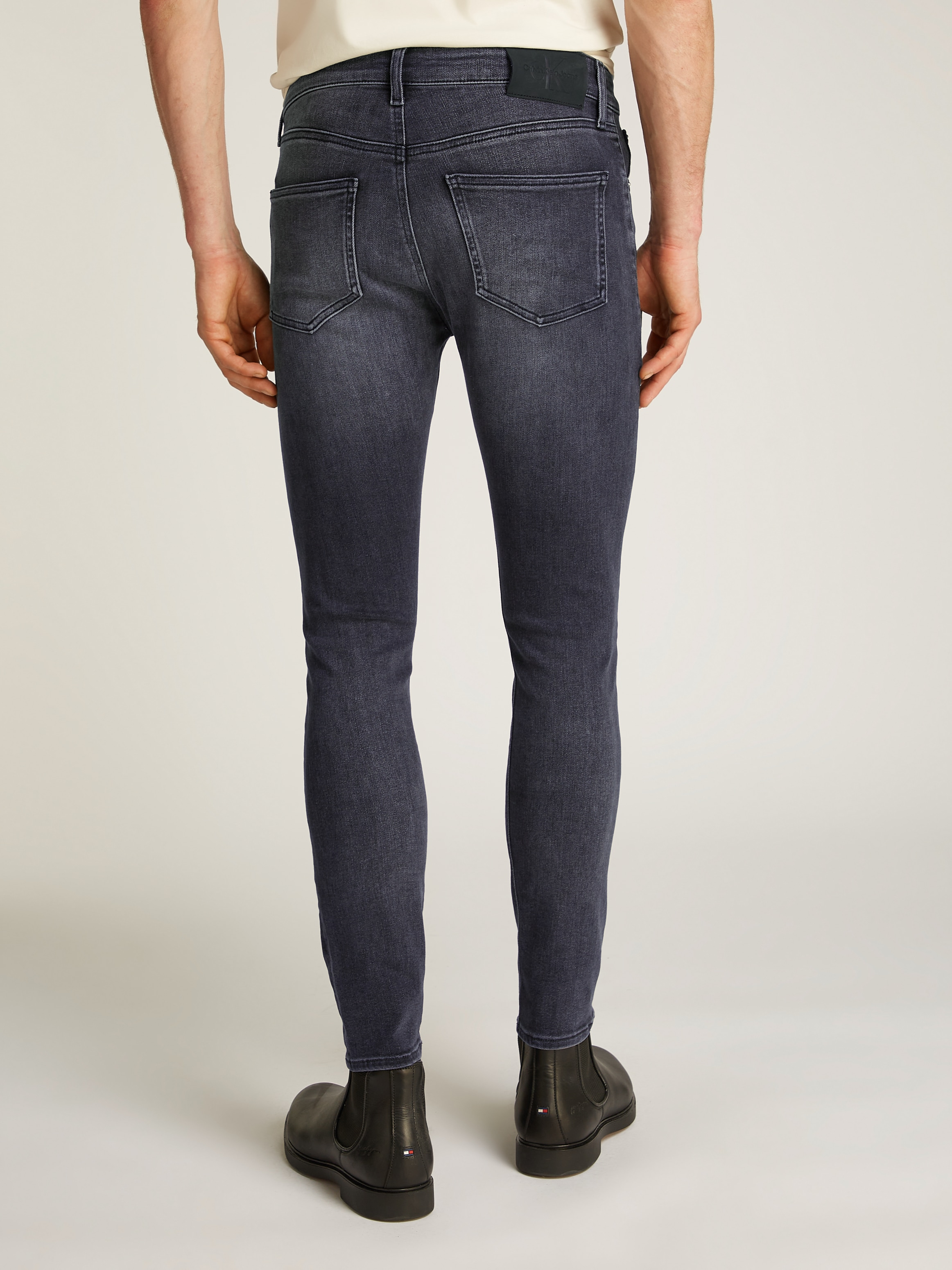 Calvin Klein Jeans Stretch-Jeans »SKINNY«, Coinpocket, Logostickerei