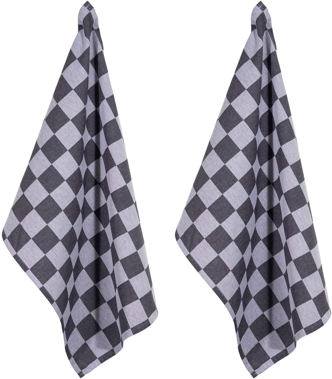 PAD Geschirrtuch "CHESS" 100% Baumwolle, 50x70 cm, modernes Karo Design günstig online kaufen