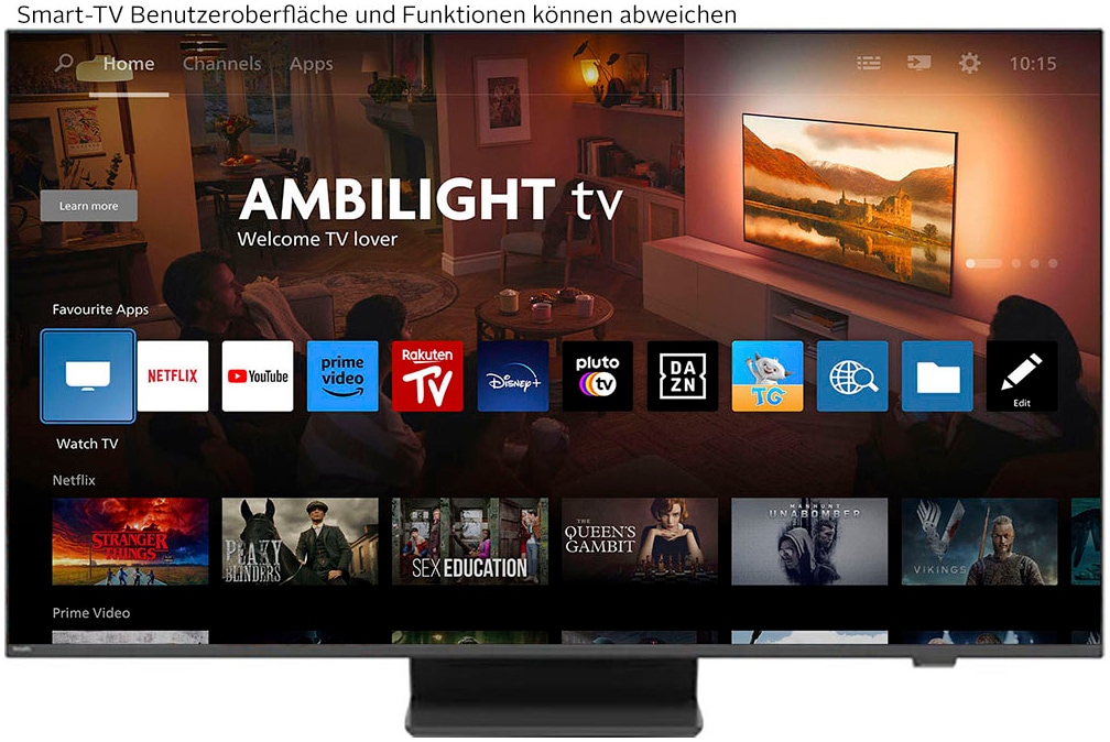 Philips QLED-Fernseher »55PUS8600/12«, 4K Ultra HD, Smart-TV