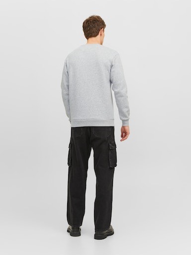 Jack & Jones Sweatshirt »JJEBRADLEY SWEAT CREW NOOS«, mit Rippbündchen