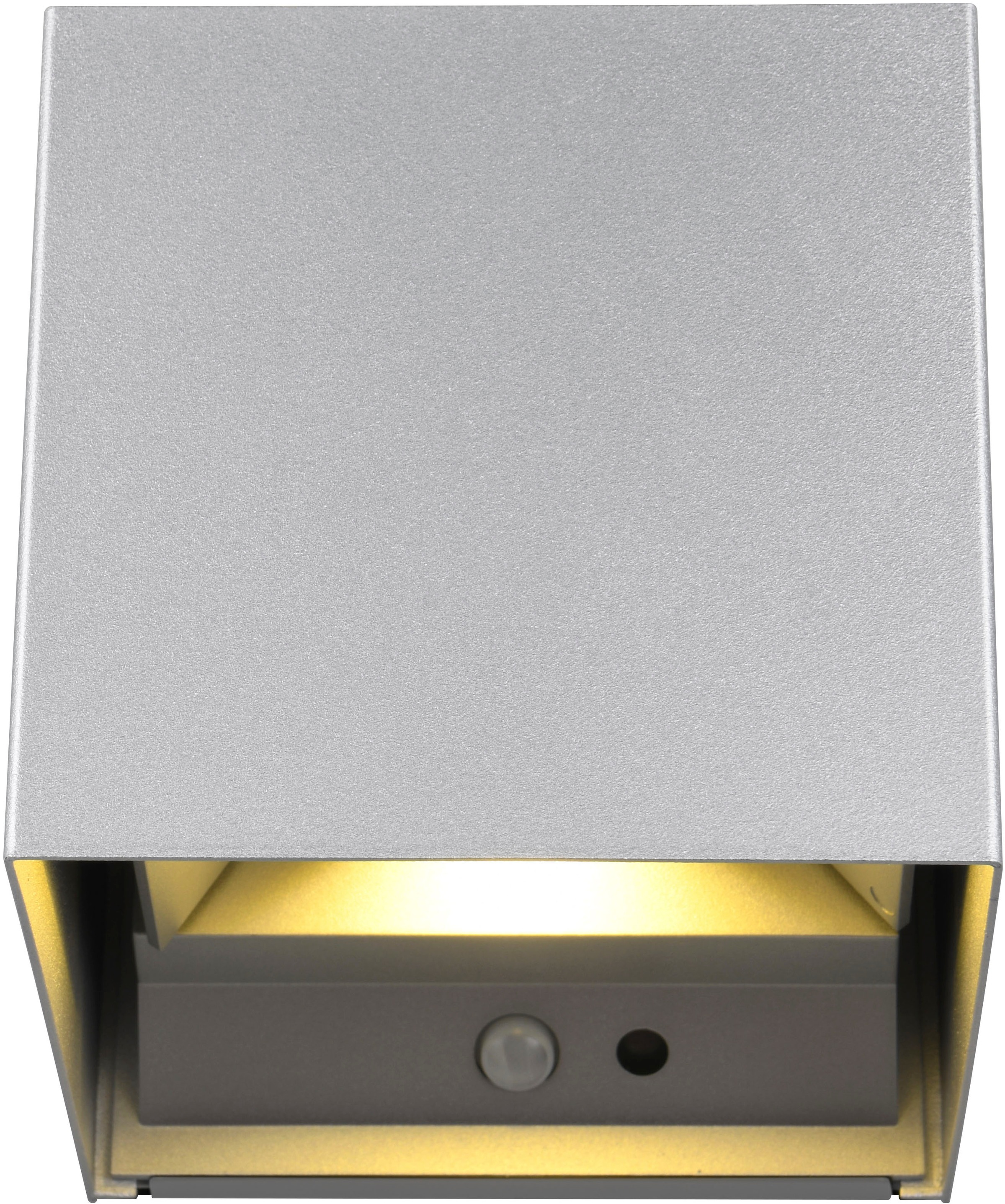 REALITY Leuchten LED Wandleuchte »TALENT«,  mit Magnet Wandhalterung, up-and-down Licht, IP44,  LED fest integriert, Bewegungsmelder, Dämmerungssensor, Akkubetrieb über USB-Anschluss