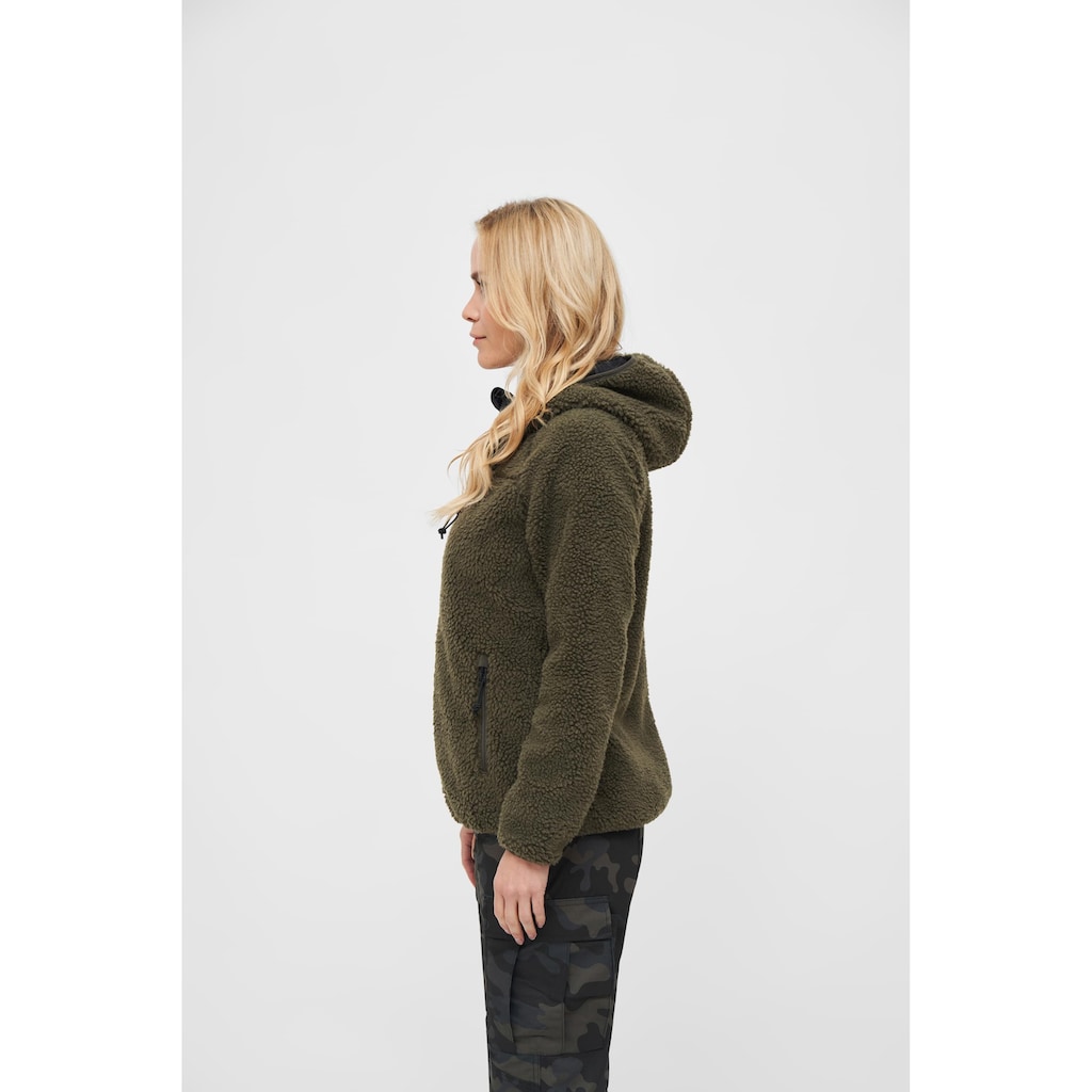 Brandit Allwetterjacke »Brandit Damen Ladies Teddyfleecejacket«, (1 St.), mit Kapuze