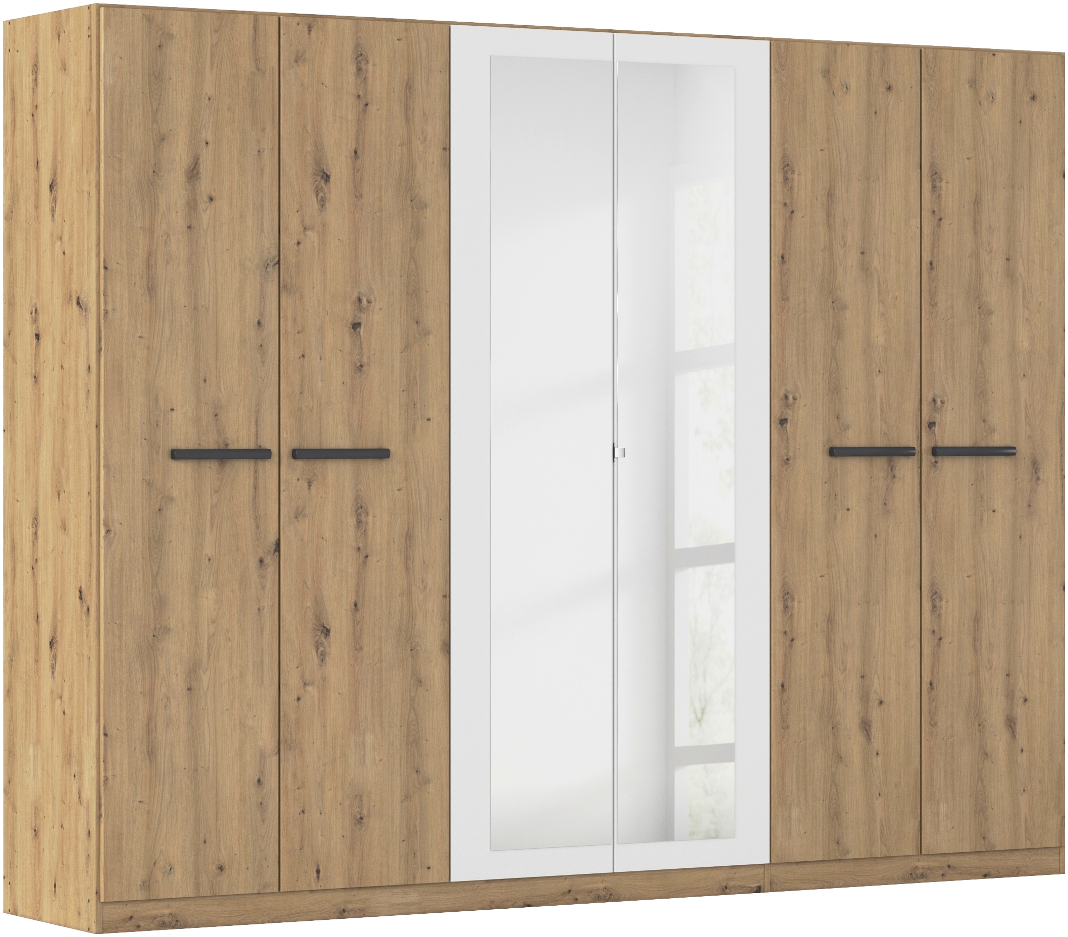 OTTO home Kleiderschrank "Mehrzweckschrank Aktenschrank Möbel Mietswohnung Schlafzimmer MODI" erhältlich in Breiten 91/136/181/226/271 cm, Höhe 210 cm, in angesagten Farbkombinationen, optional mit Spiegel MADE IN GERMANY