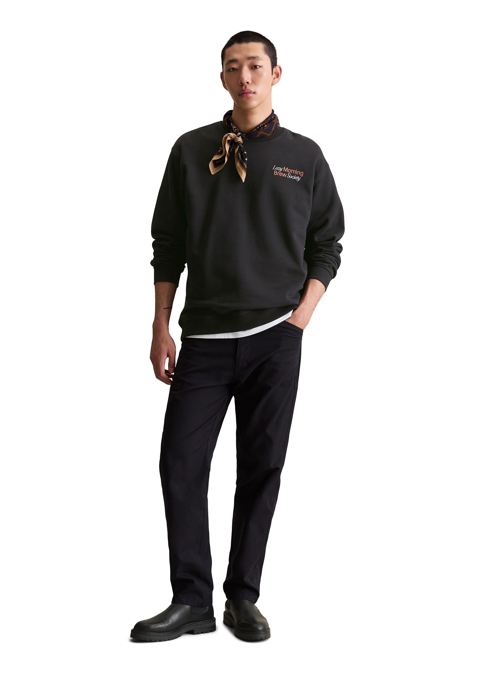 Marc O'Polo DENIM Sweatshirt »mit lässigem Rückenprint«