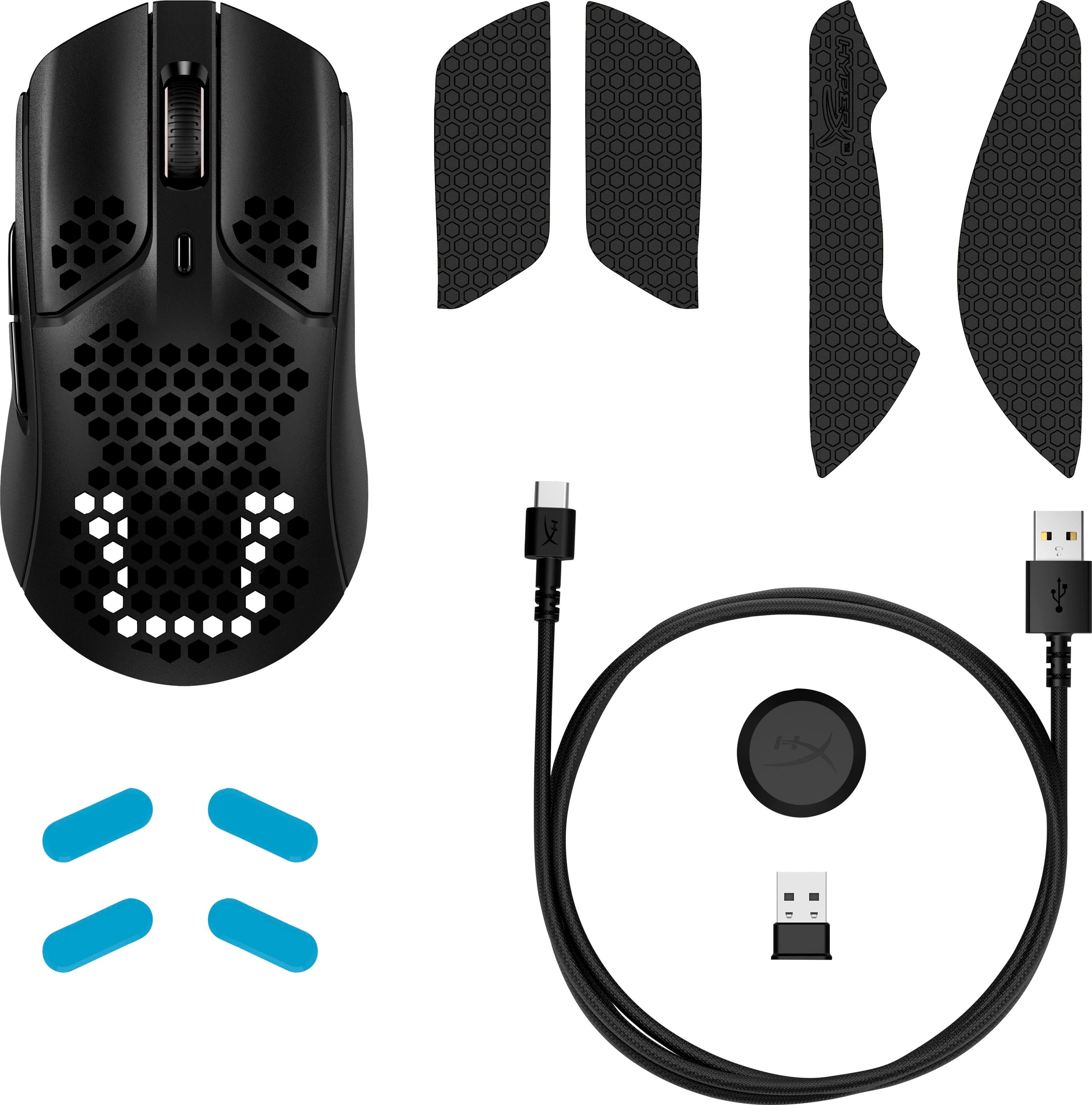 HyperX Maus »Pulsefire Haste Wireless«, kabellos