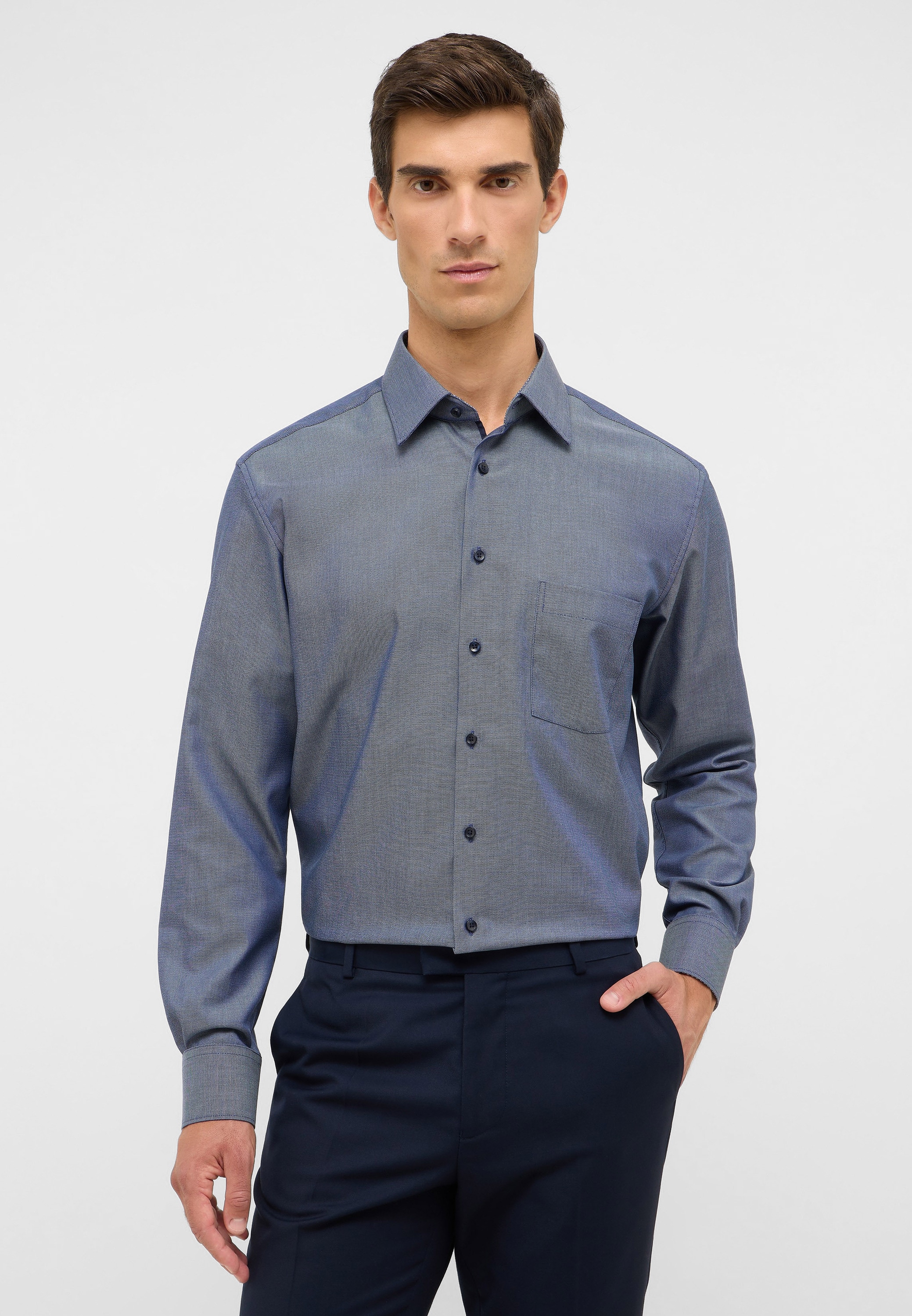 Eterna Langarmhemd "MODERN FIT" NON IRON (bügelfrei) günstig online kaufen