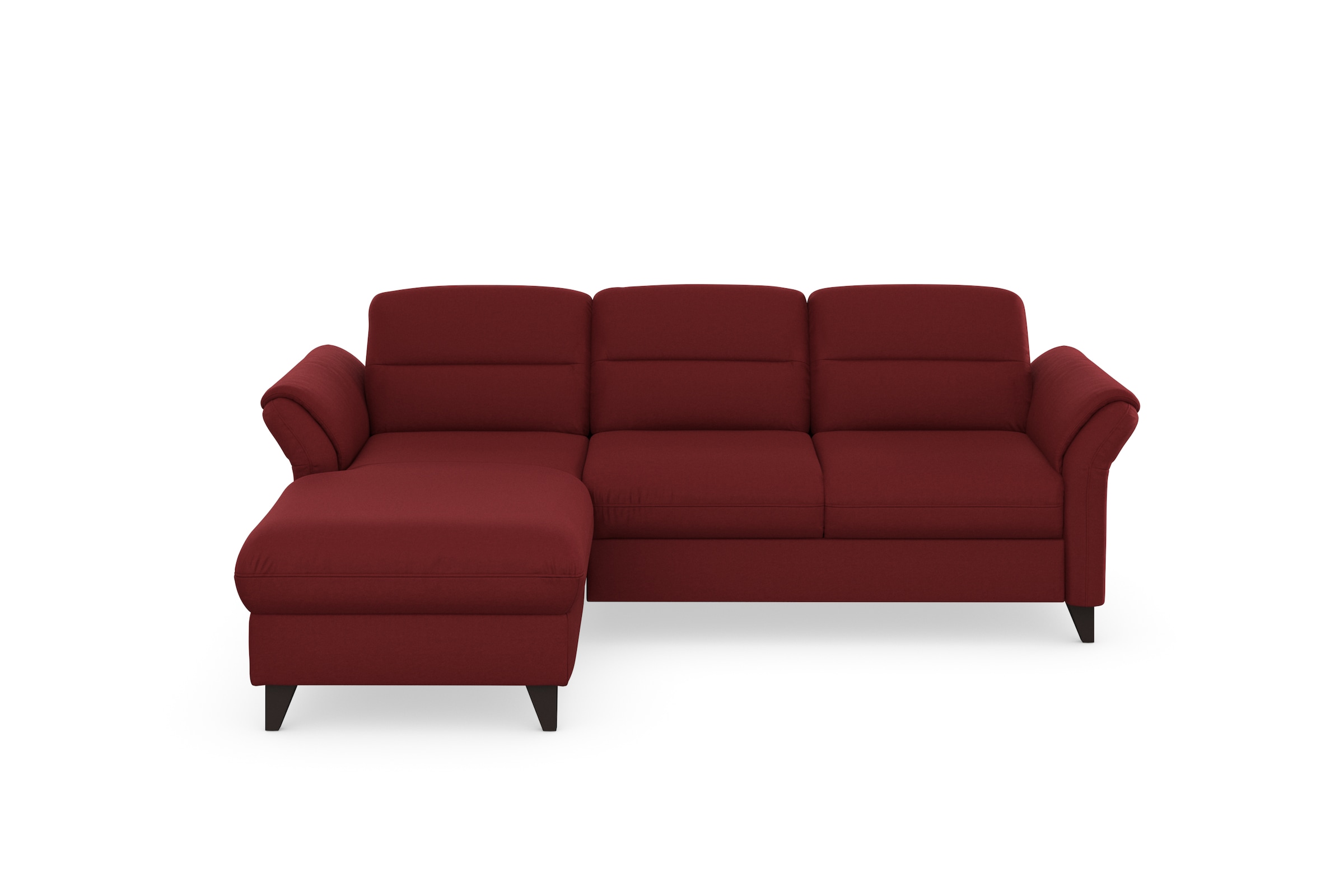 sit&more Ecksofa »Mellum L-Form«, Federkern, wahlweise mit Bettfunktion, Bettkasten und Armteilfunktion
