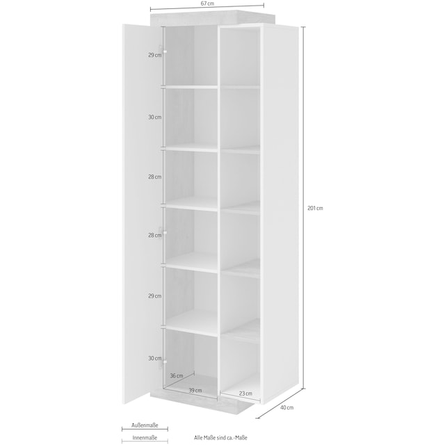 Helvetia Vitrine »Sintra«, Höhe 201 cm bestellen | BAUR