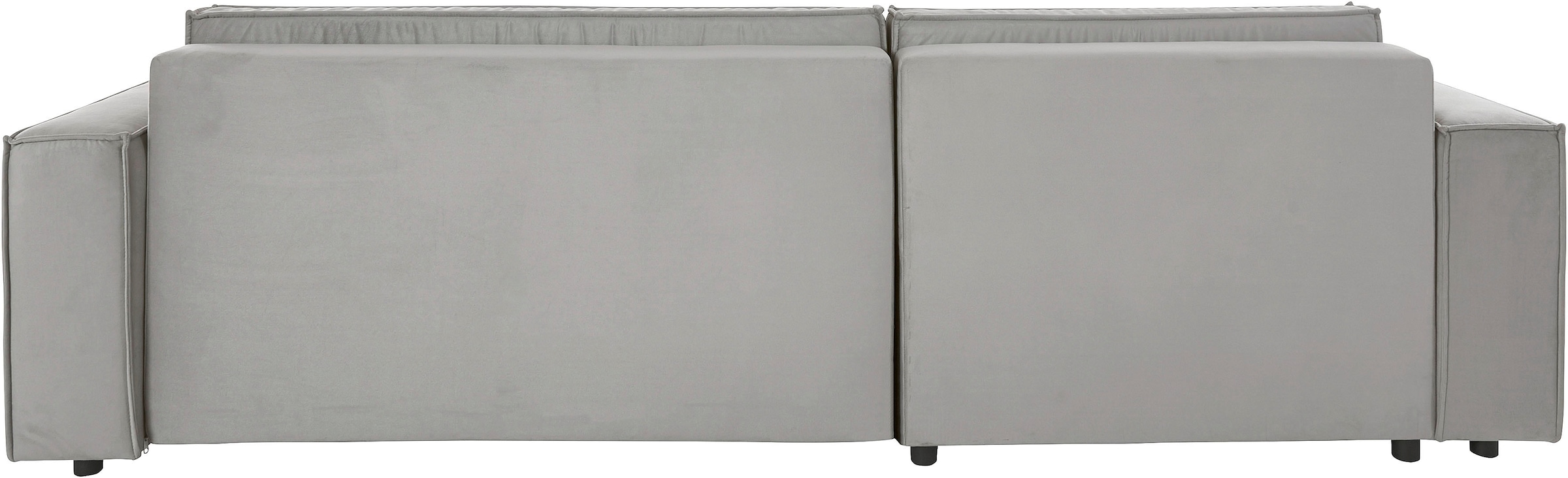 INOSIGN Ecksofa »Marva L-Form«, incl. Bettfunktion und Bettkasten, Federkern