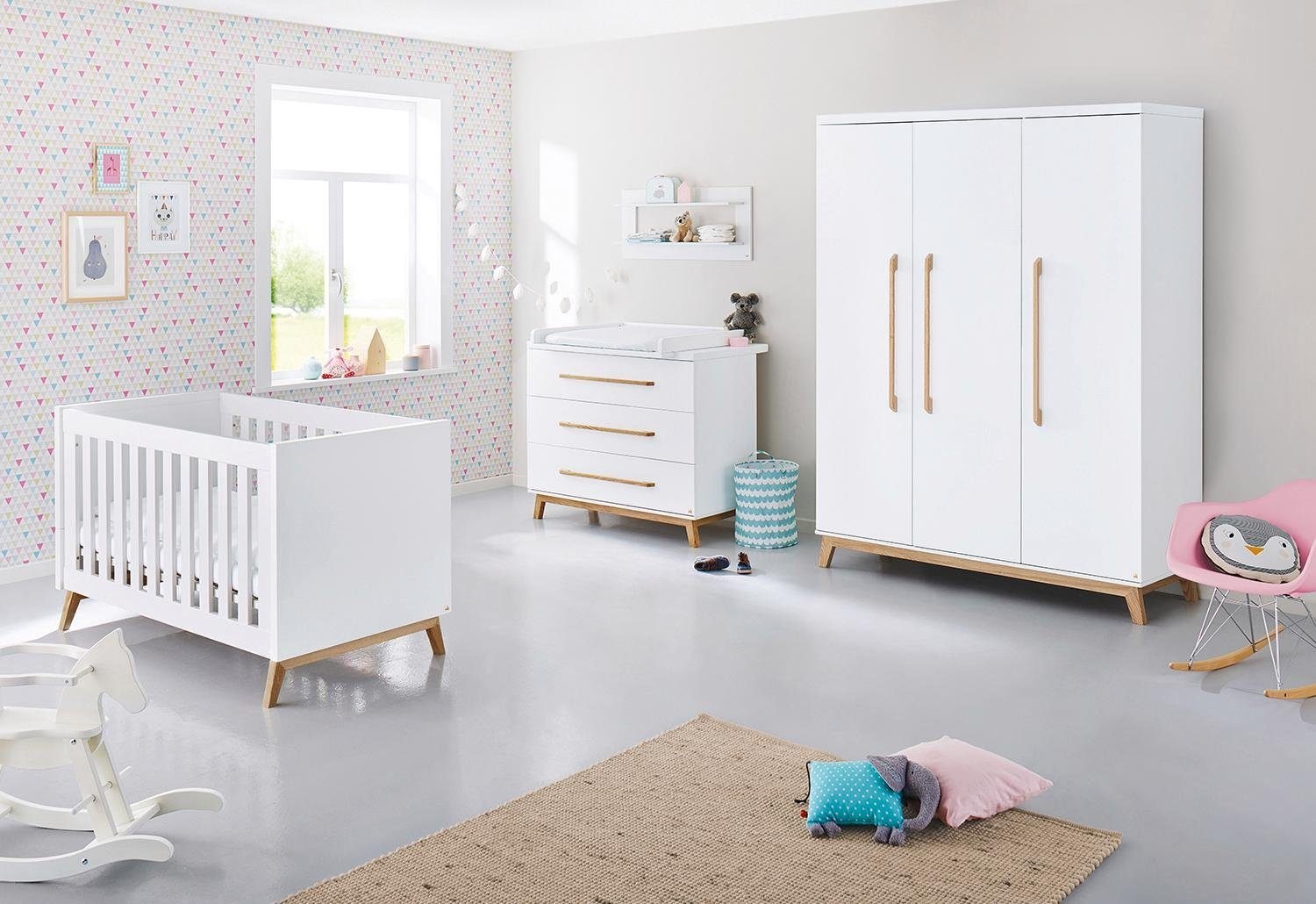 Pinolino ® Babyzimmer-Komplettset »Riva« (Set 3...