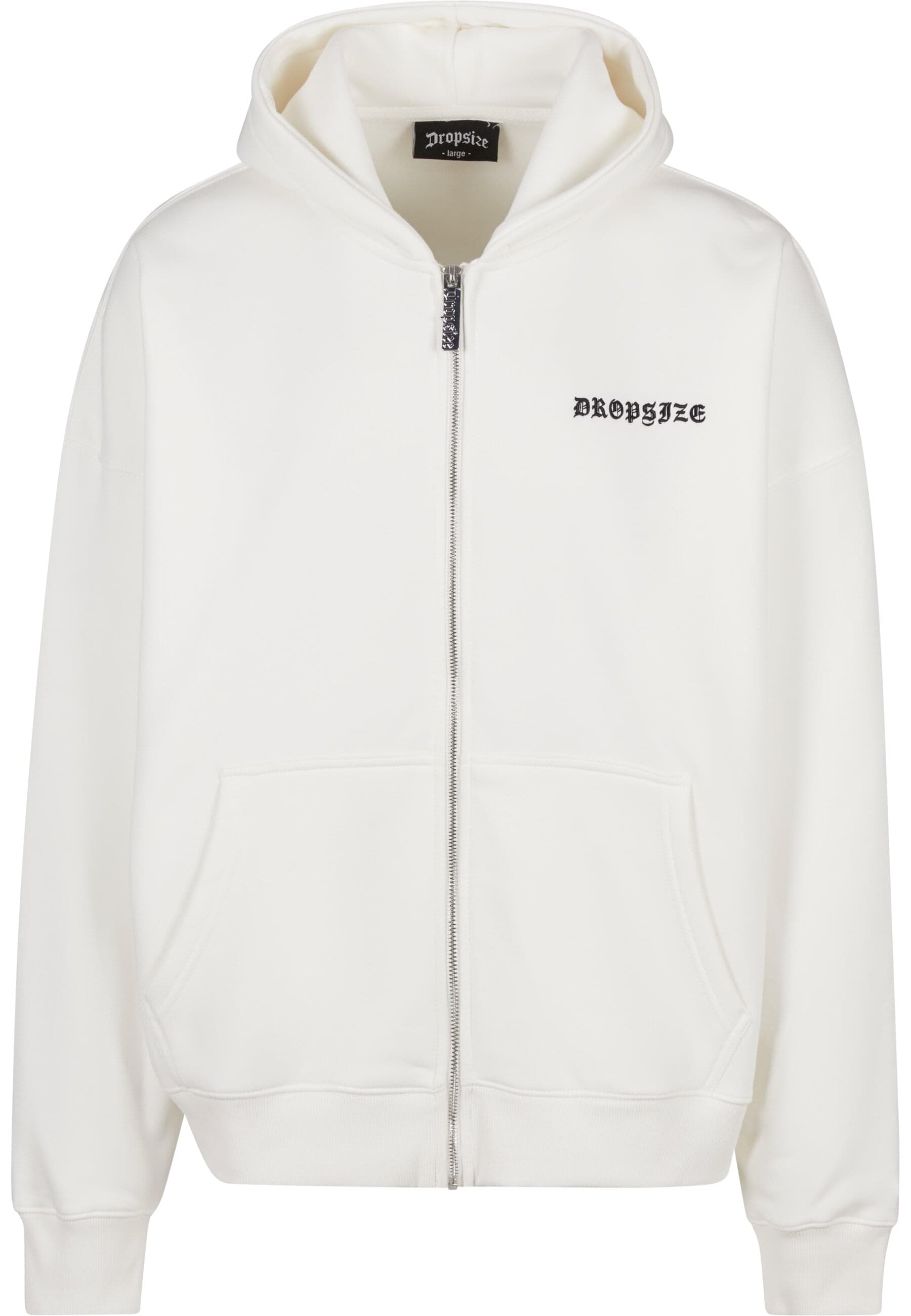 Dropsize Sweatjacke "Dropsize SUPER HEAVY OVERSIZE LOGO ZIP HOODIE" günstig online kaufen