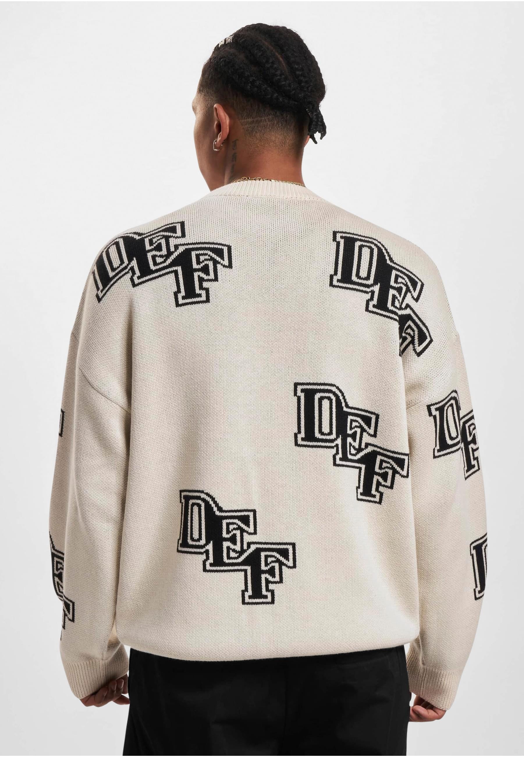 DEF Rundhalspullover »DEF Herren DEF Knit Crewneck«, (1 tlg.)