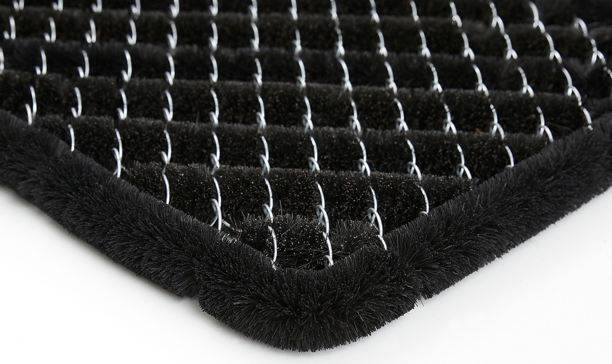 Andiamo Fußmatte »Kokos Drahtgitter«, rechteckig, 30 mm Höhe, Schmutzfangmatte, robust & strapazierfähig, In- und Outdoor geeignet