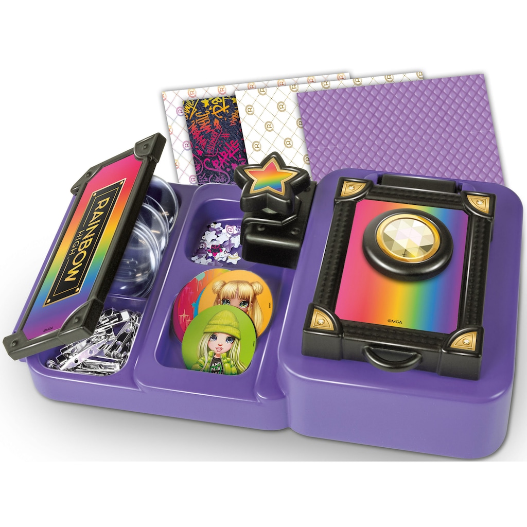 Clementoni® Kreativset »Rainbow High, Button-Maker«, Made in Europe