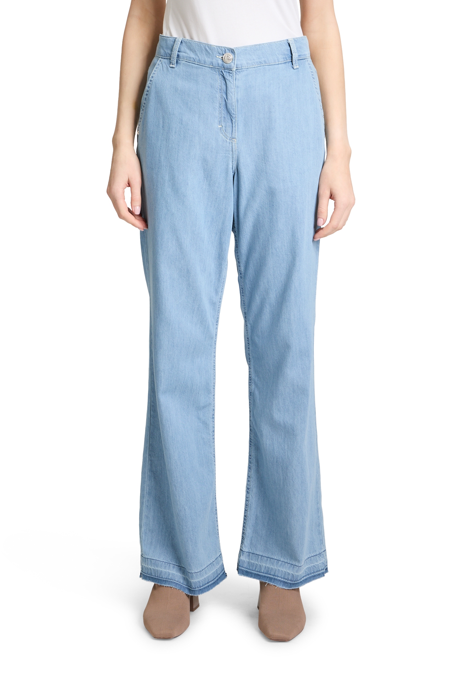 Betty Barclay Slim-fit-Jeans "Betty Barclay Damen Casual-Hose mit offenem S günstig online kaufen