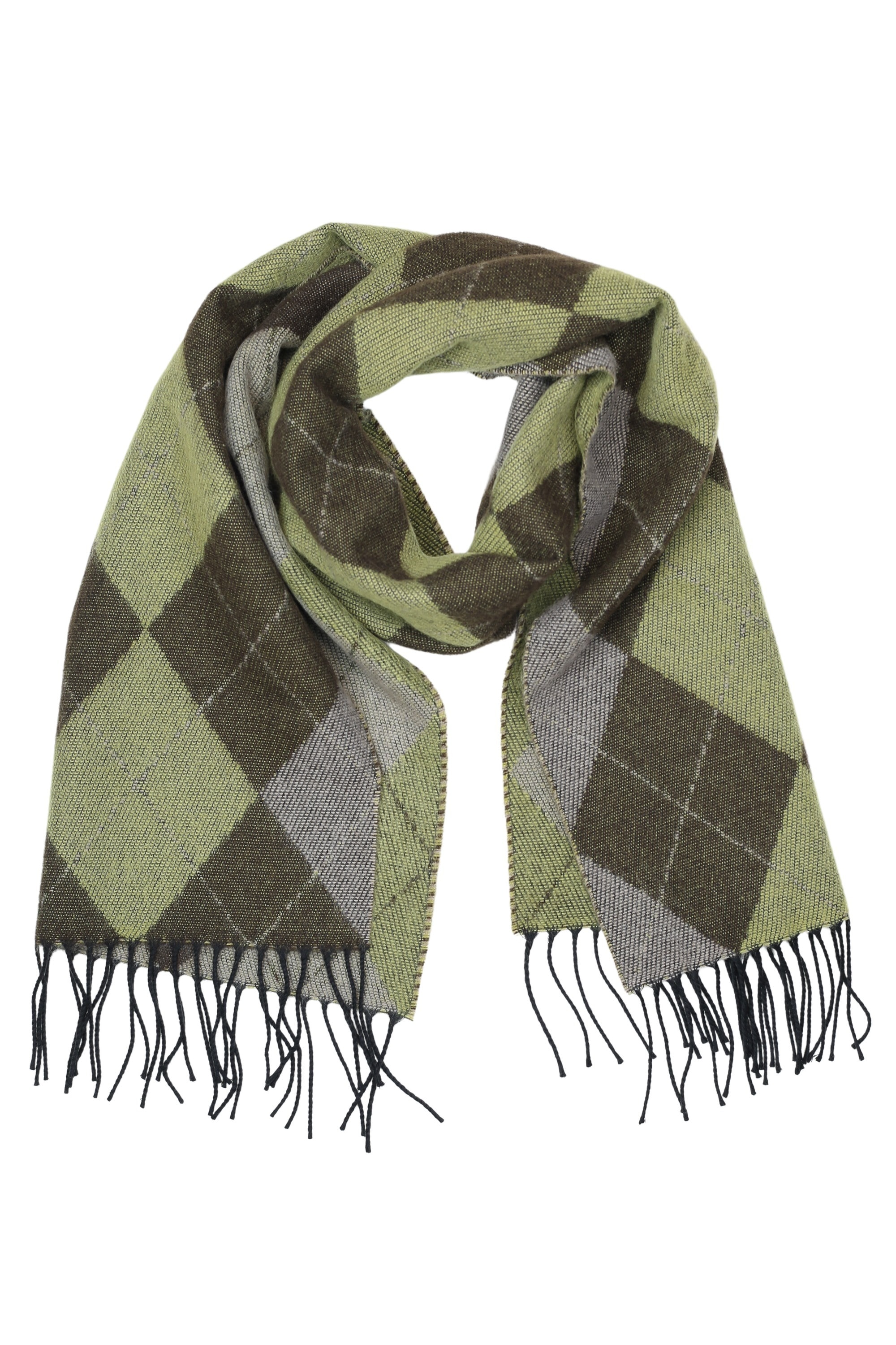 COLLEZIONE ALESSANDRO 1100000002199 "Argyle" 1 Stk. mit Karomuster, warm und weich