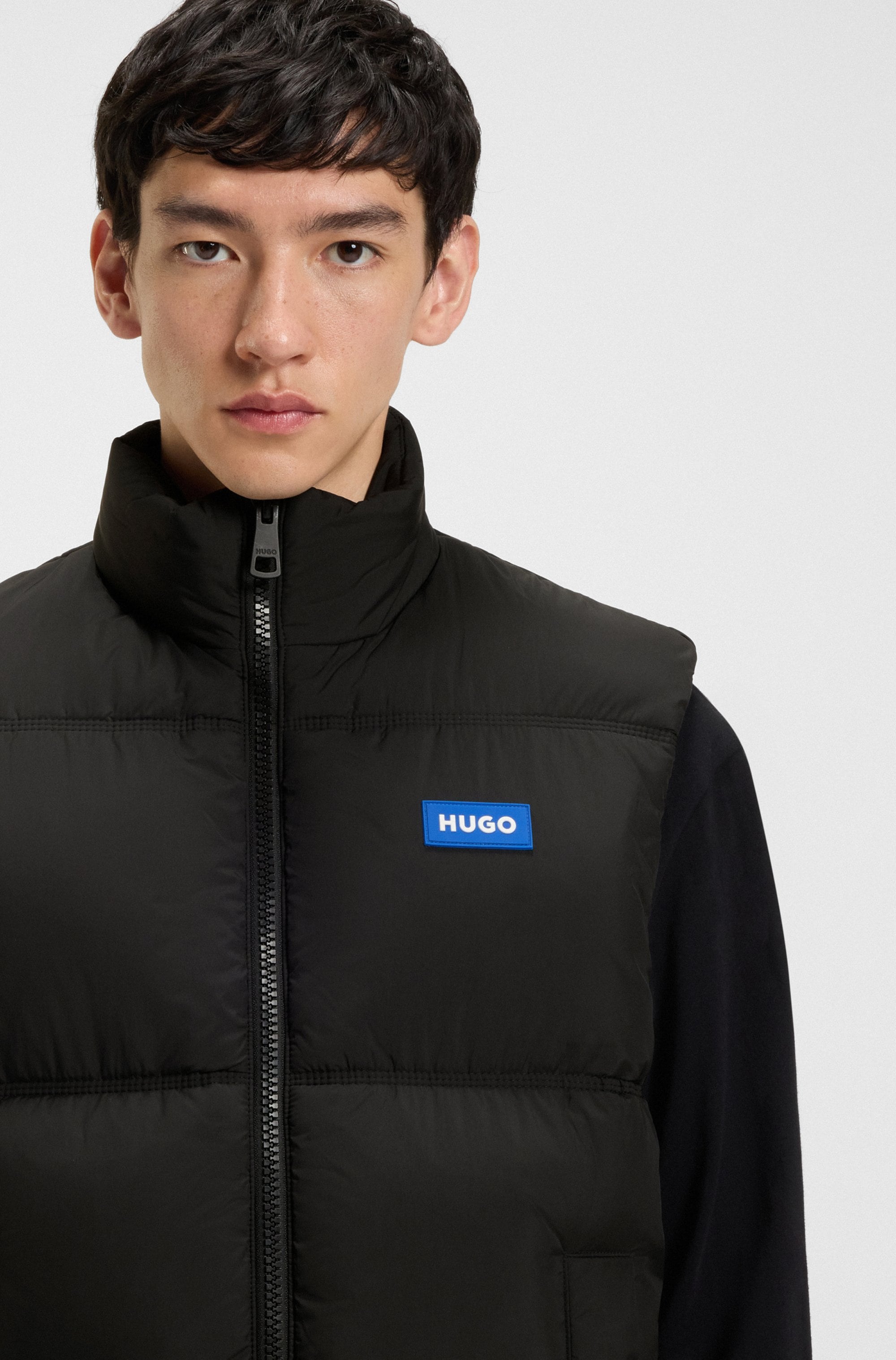 HUGO Blue Steppweste »Bodolino«, Stehkragen, relaxed fit, wattiert