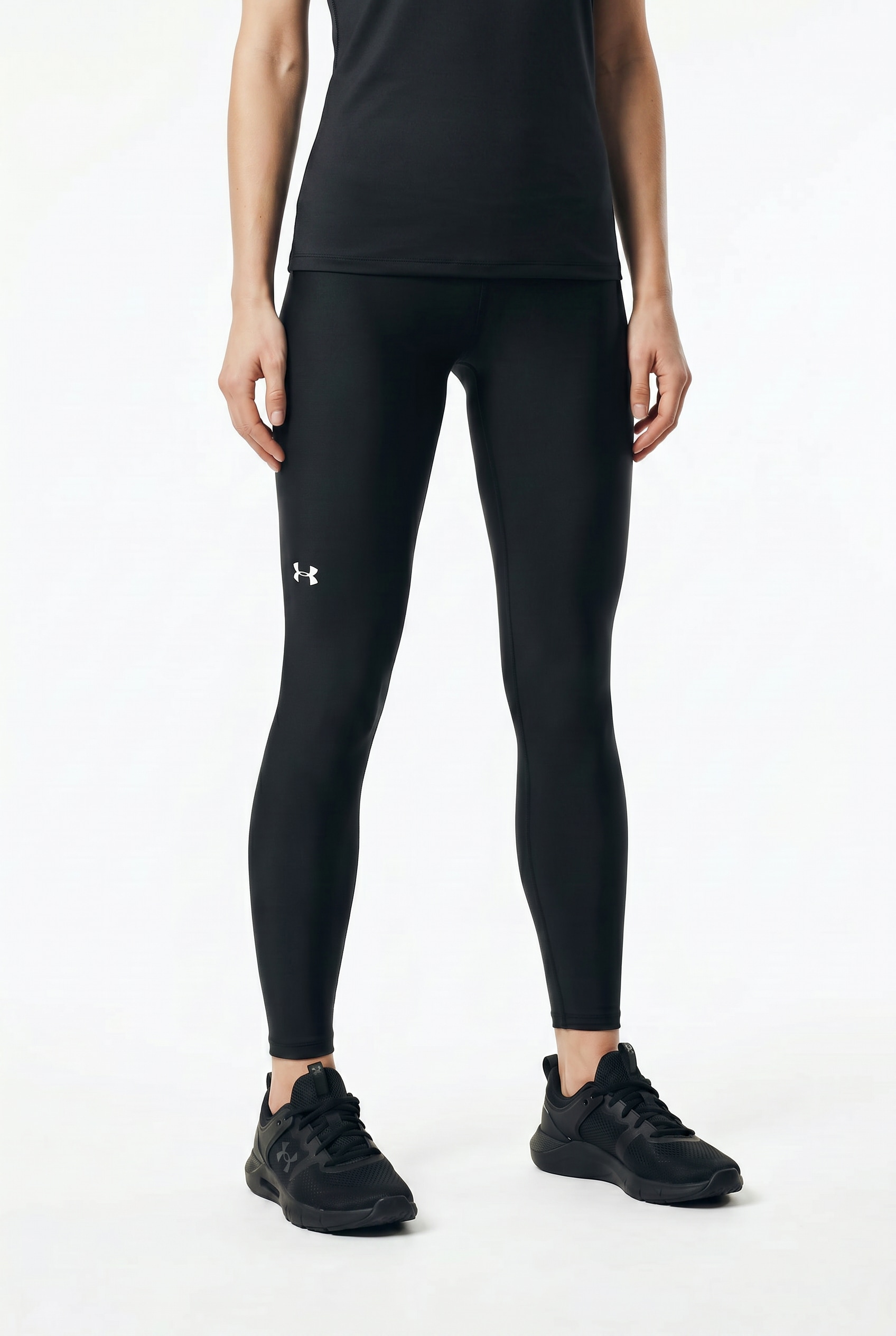 Under Armour Funktionstights "TECH HIRISE LEGGING" mit Handytasche, sportlicher Stil, aus Polyester und Elasthan