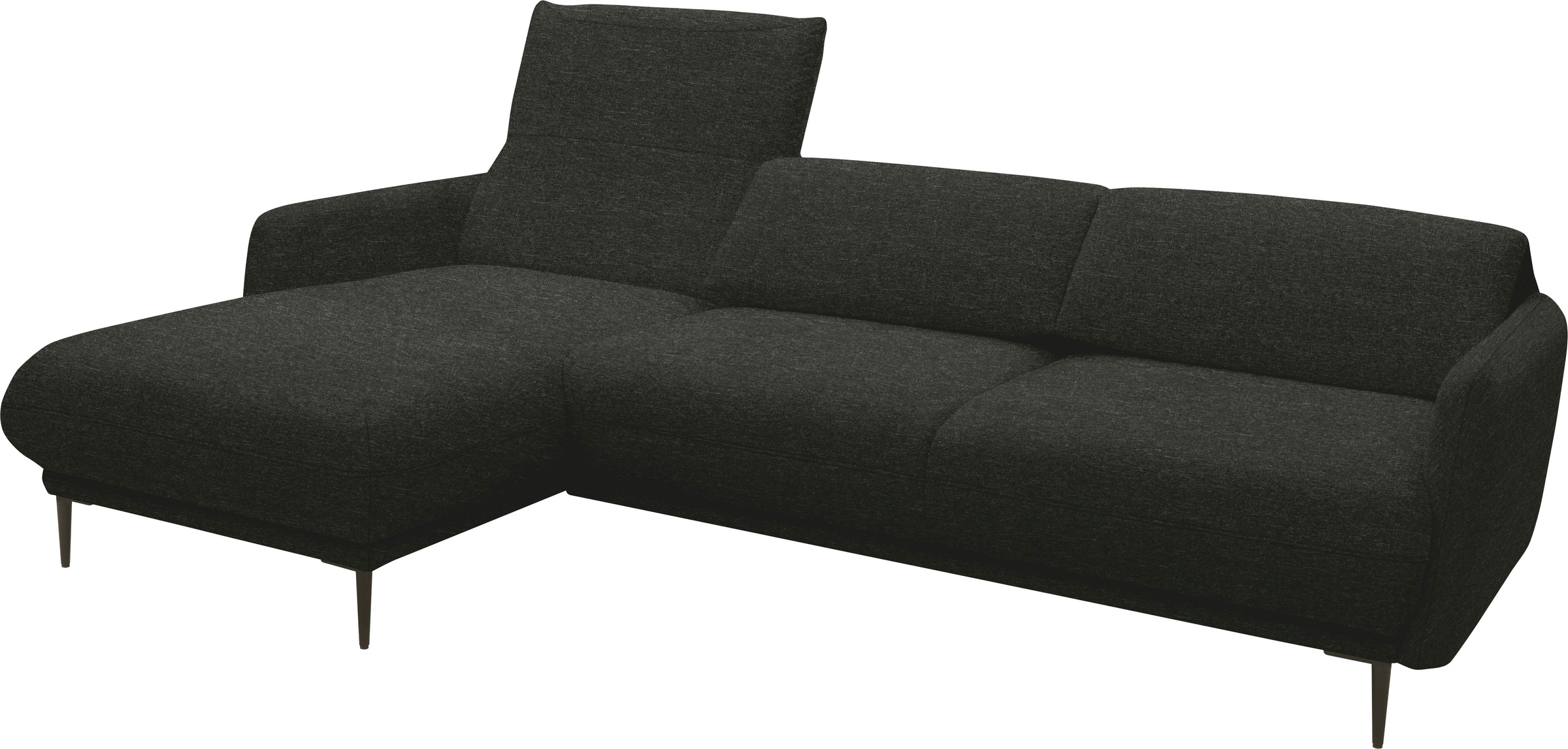 andas Ecksofa »Skovsende Sitzbreite 245 cm, Rückenlehne stufenlos hochklappbar für«, individuellen Sitzkomfort Kopfteilverstellung, L-Form