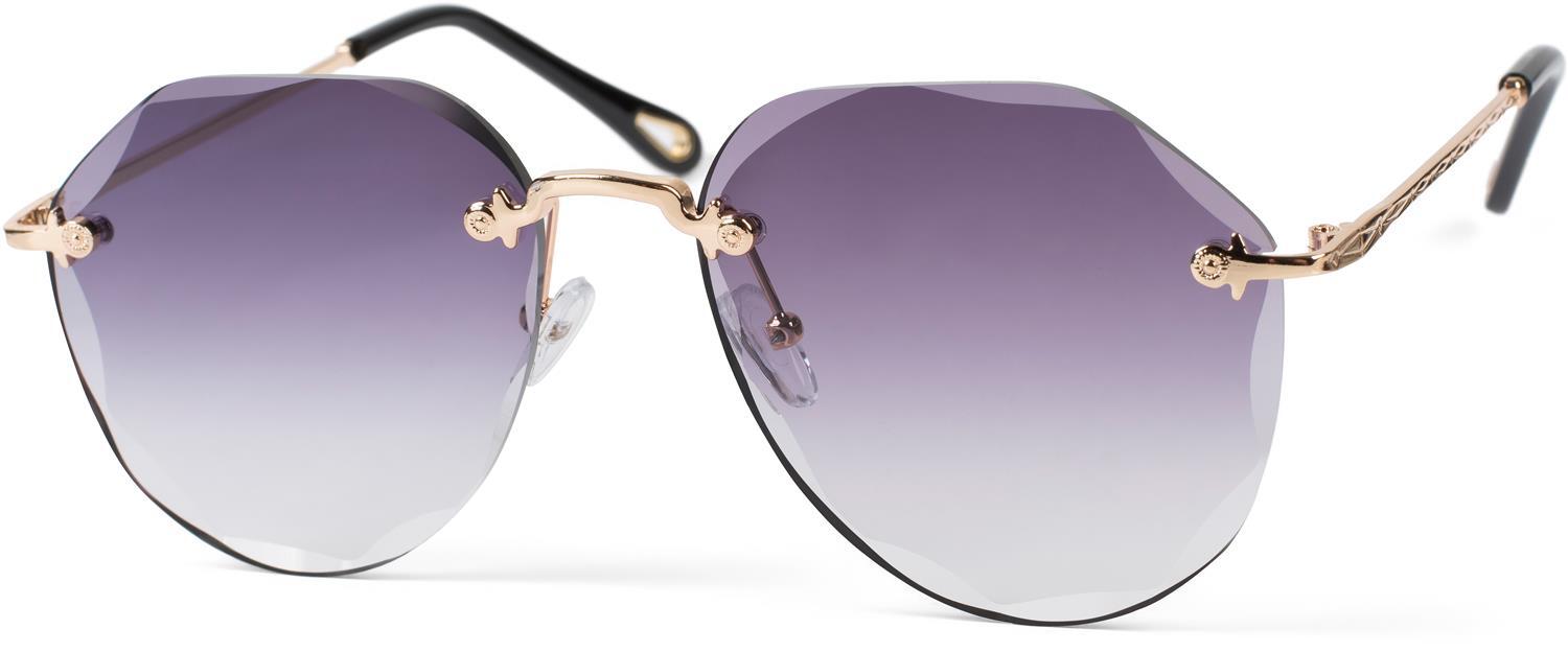 styleBREAKER Pilotenbrille "Rahmenlose Piloten Sonnenbrille mit Diamant Schliff" 1 Stk.
