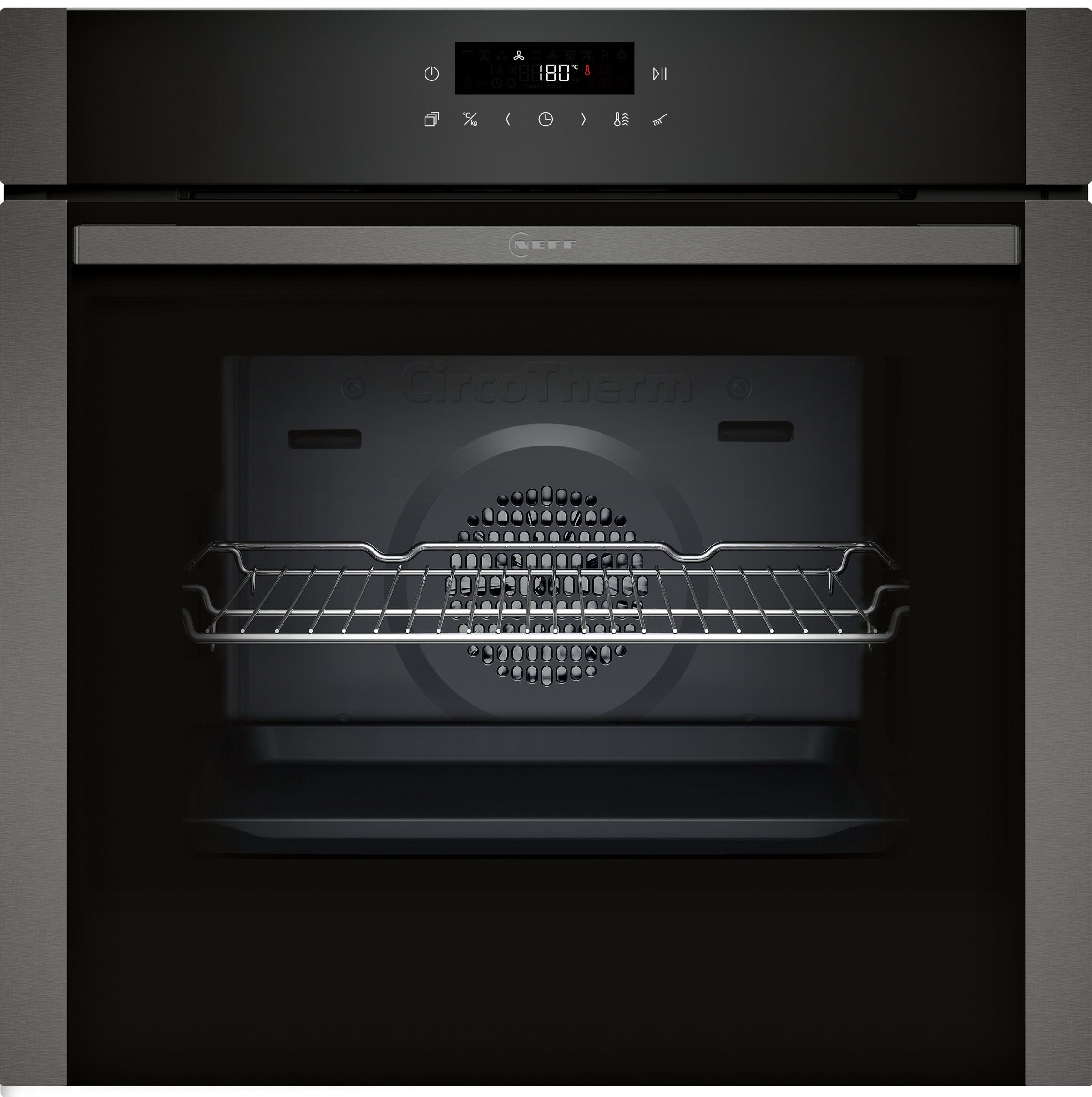 NEFF Pyrolyse Backofen N 50 "B6ACJ7AG3" mit Teleskopauszug nachrüstbar mit günstig online kaufen