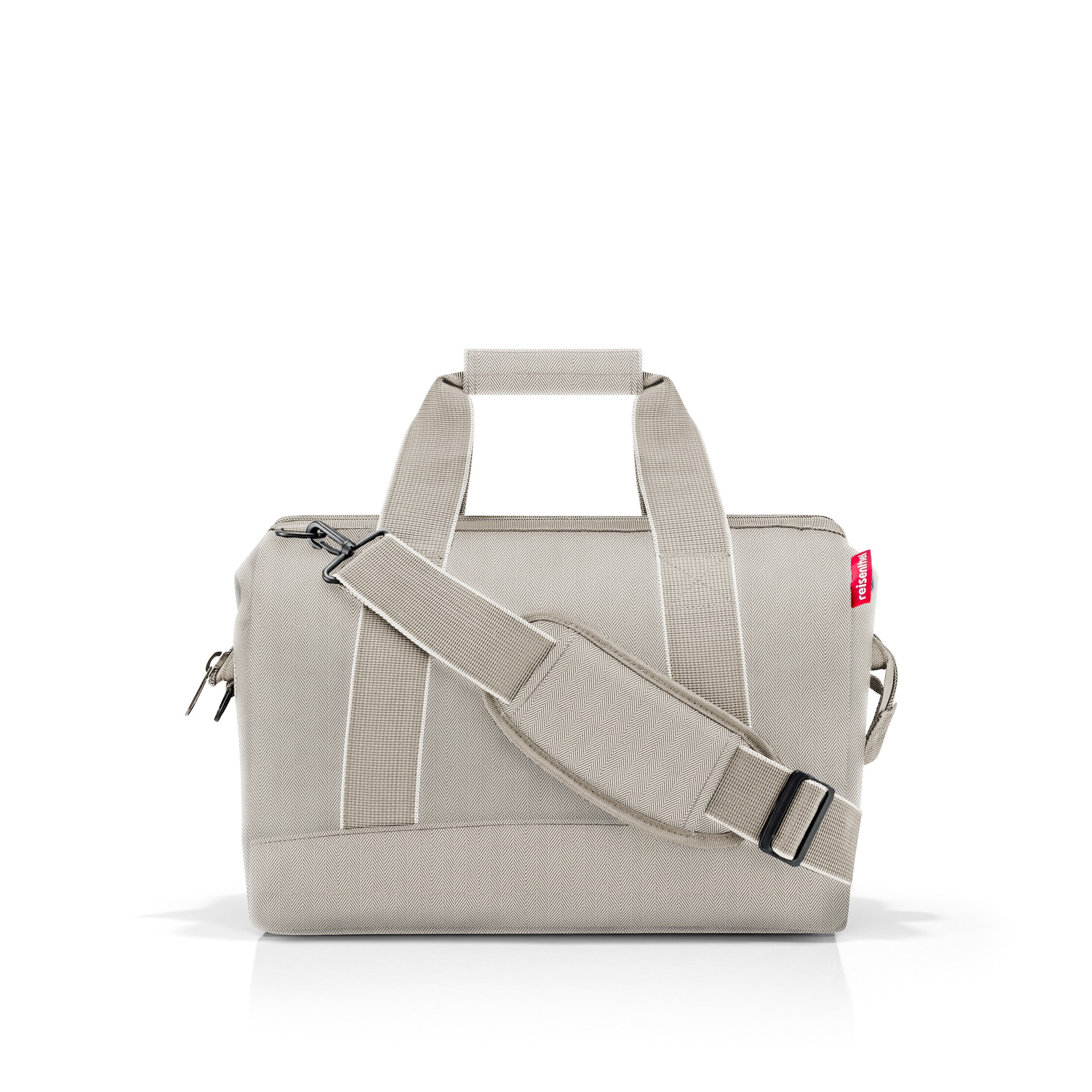 REISENTHEL Reisetasche "reisenthel allrounder M"herringbone sand, Polyester, unifarben, Taschen, Maße für Handgepäck