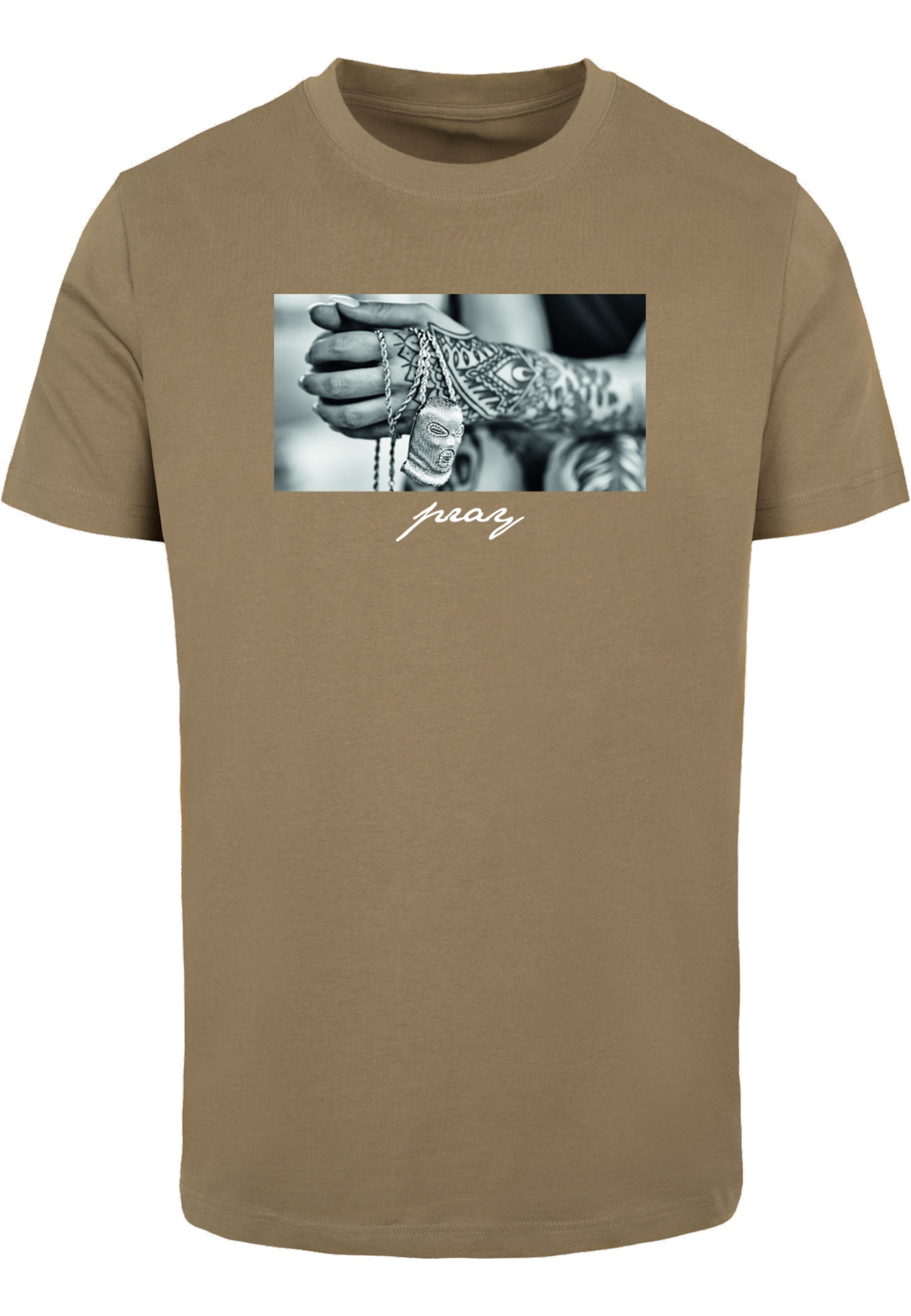 MisterTee T-Shirt "MisterTee Herren Pray 2.0 Tee" 1 Stk.
