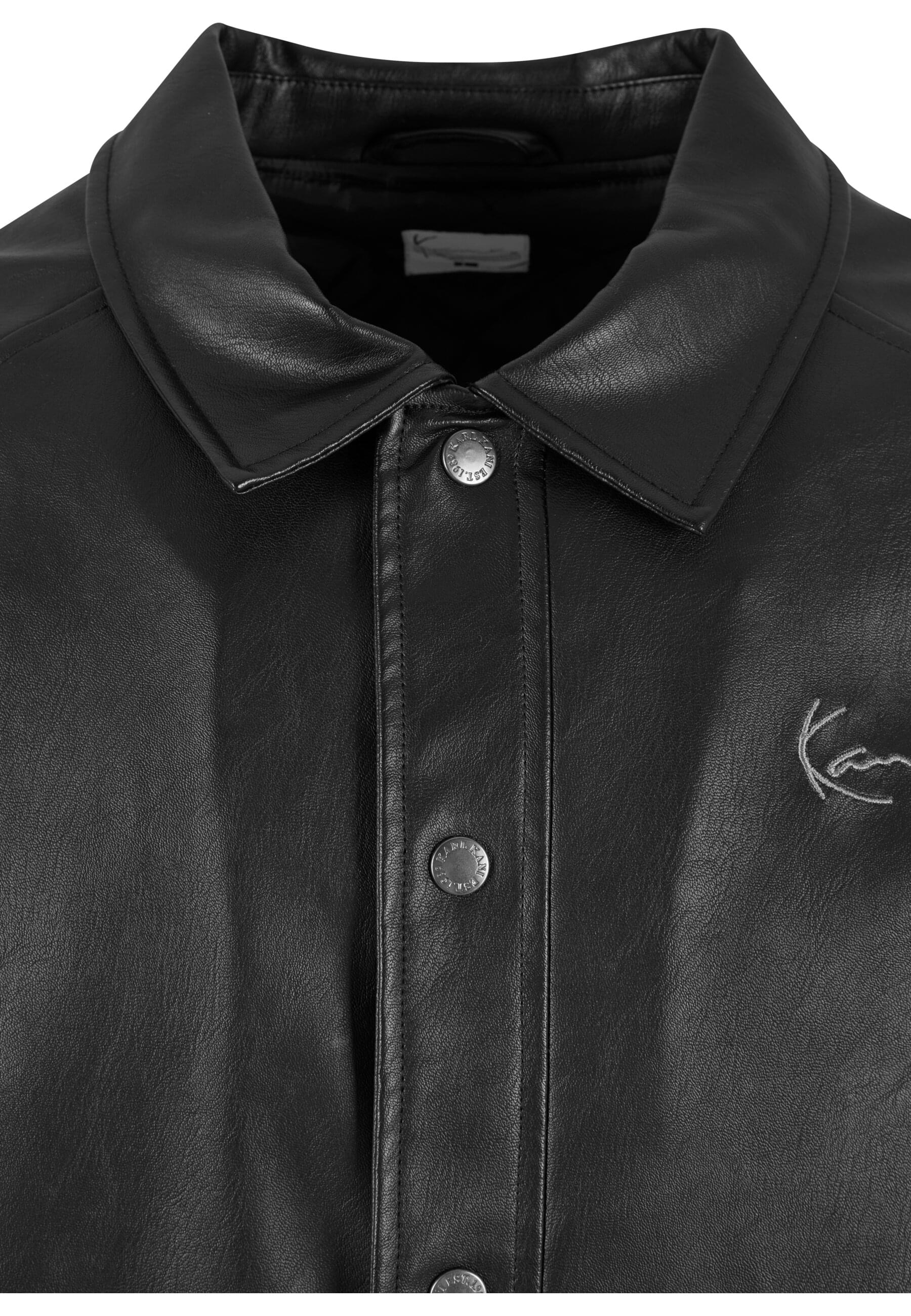 Thumbnail - Karl Kani Collegejacke "Karl Kani Kani Star Full Pu College Jacket" 1 Stk. tlg. ohne Kapuze