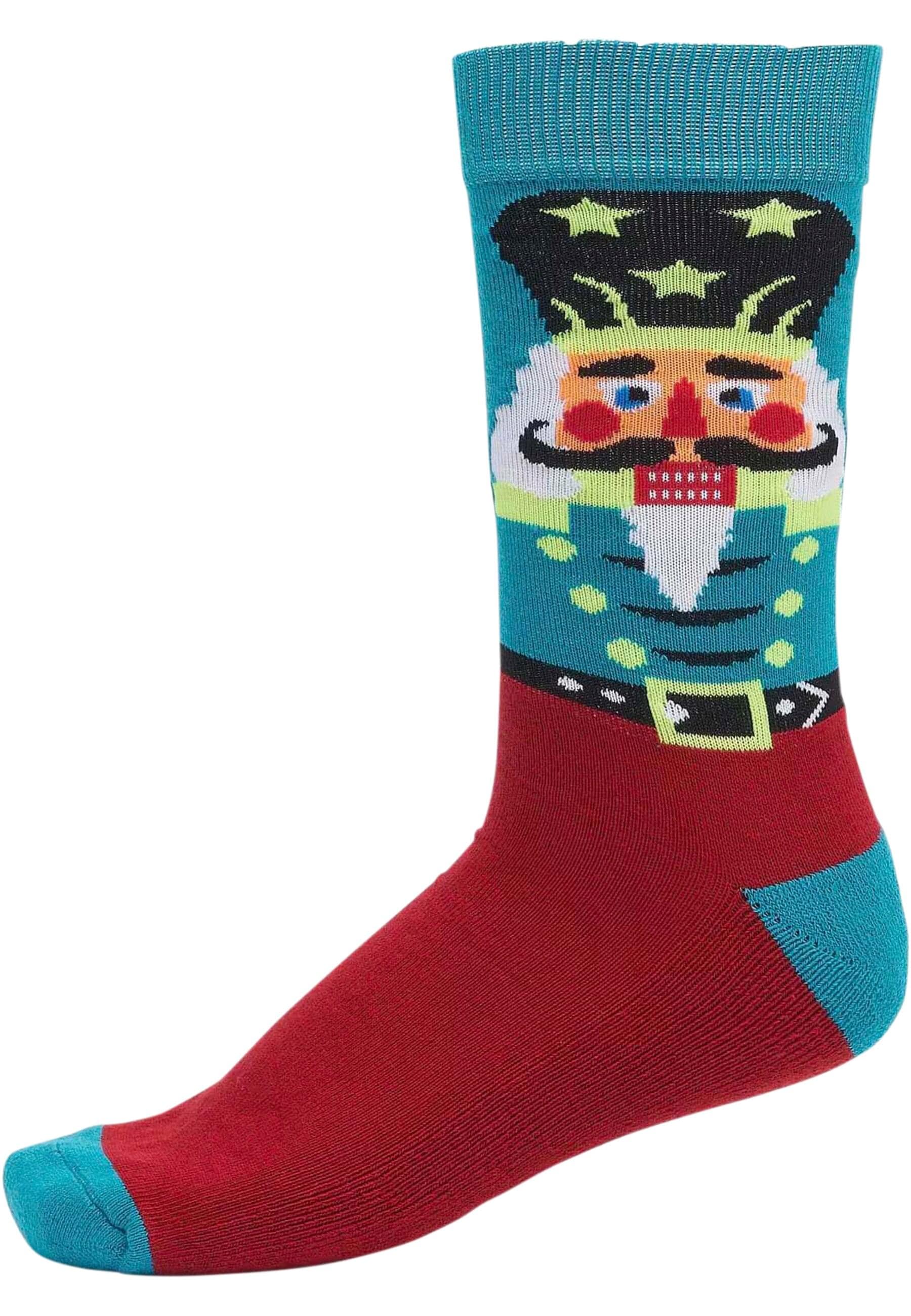 URBAN CLASSICS Basicsocken "Urban Classics Unisex Christmas Nutcracker Sock günstig online kaufen