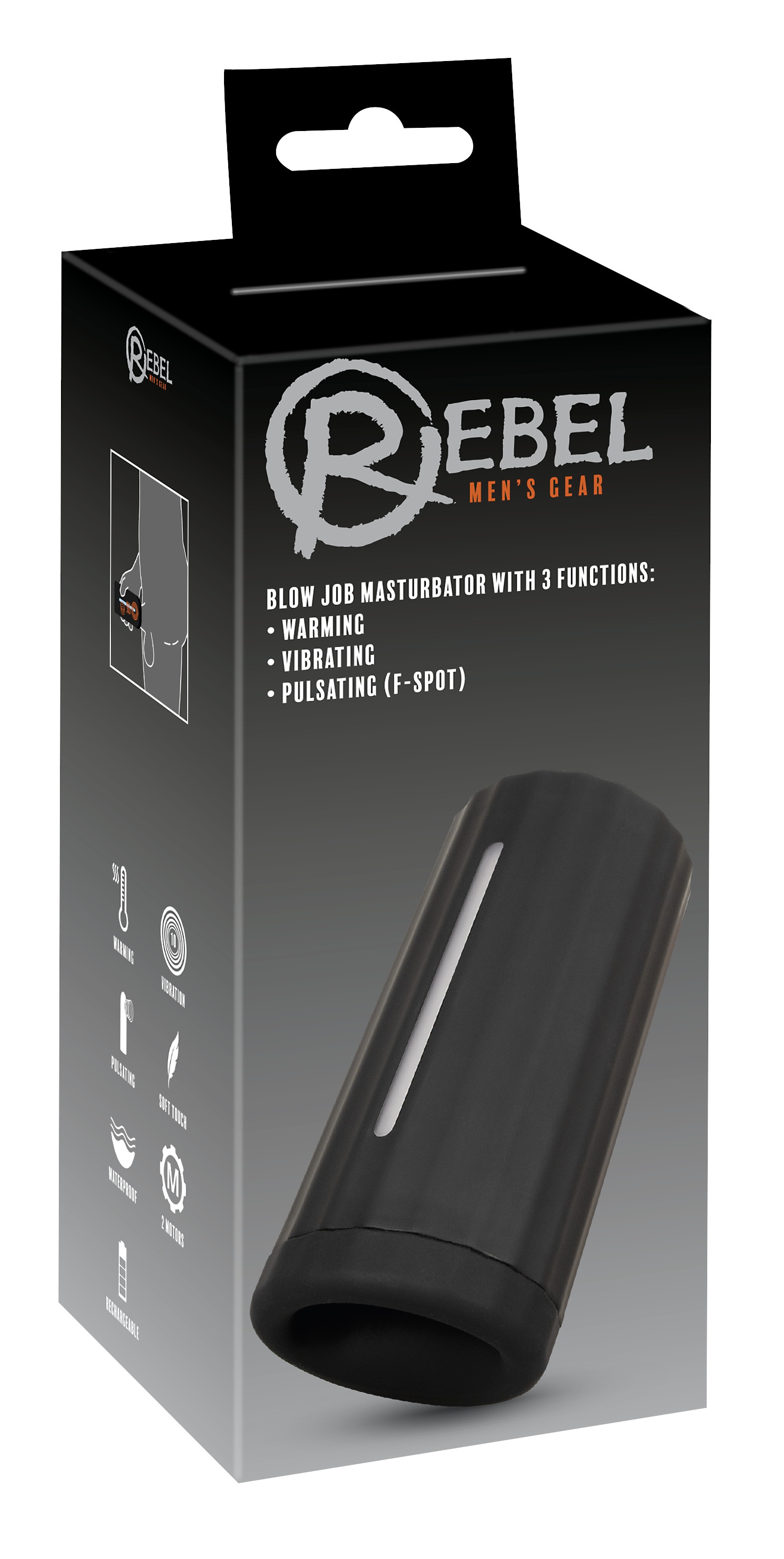 REBEL Masturbator »Masturbator Blow Job Masturbator with 3 Functions«