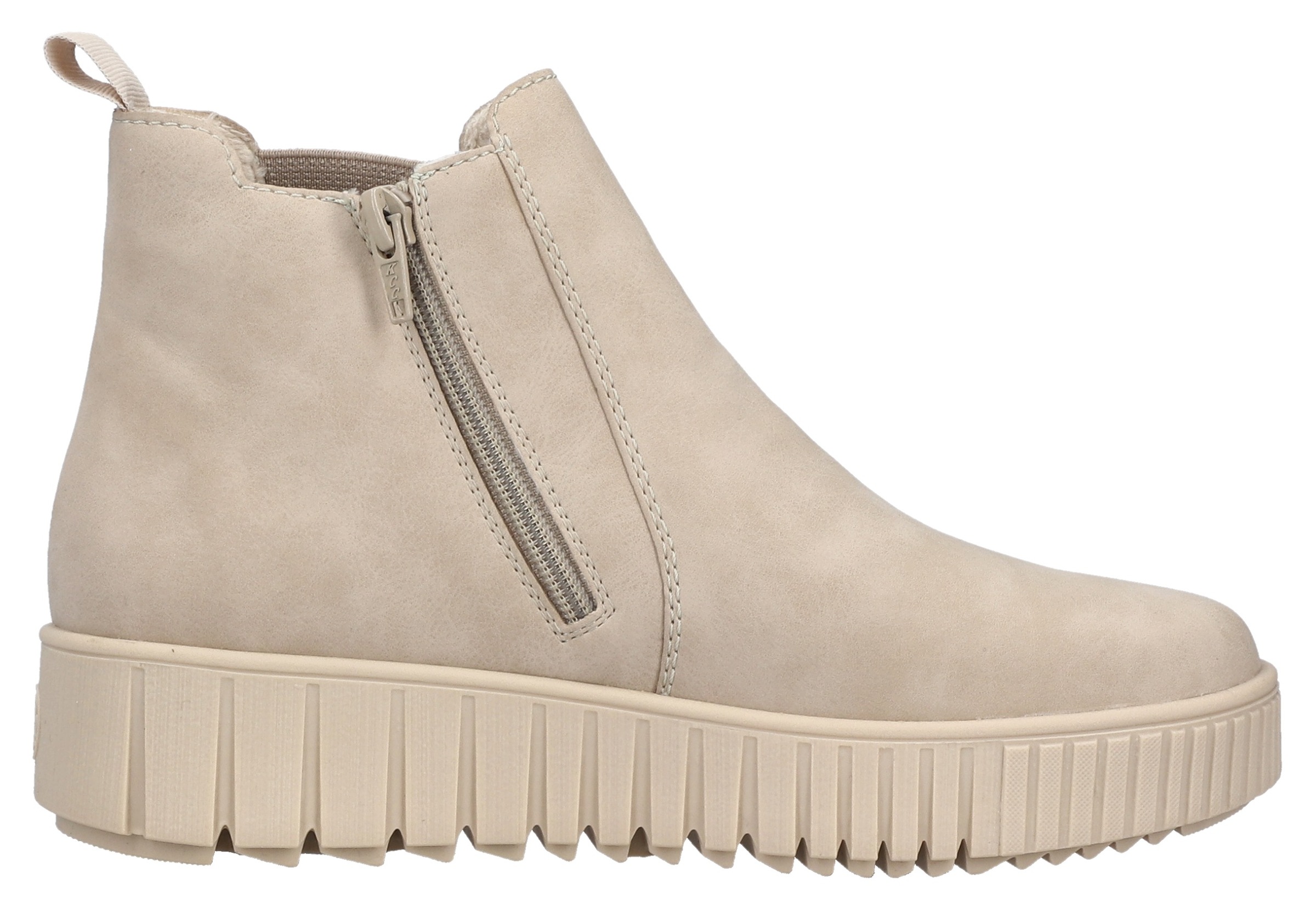 Rieker Winterboots, Chelseaboots, Plateausneaker, Stiefelette, Reißverschluss und Stretch