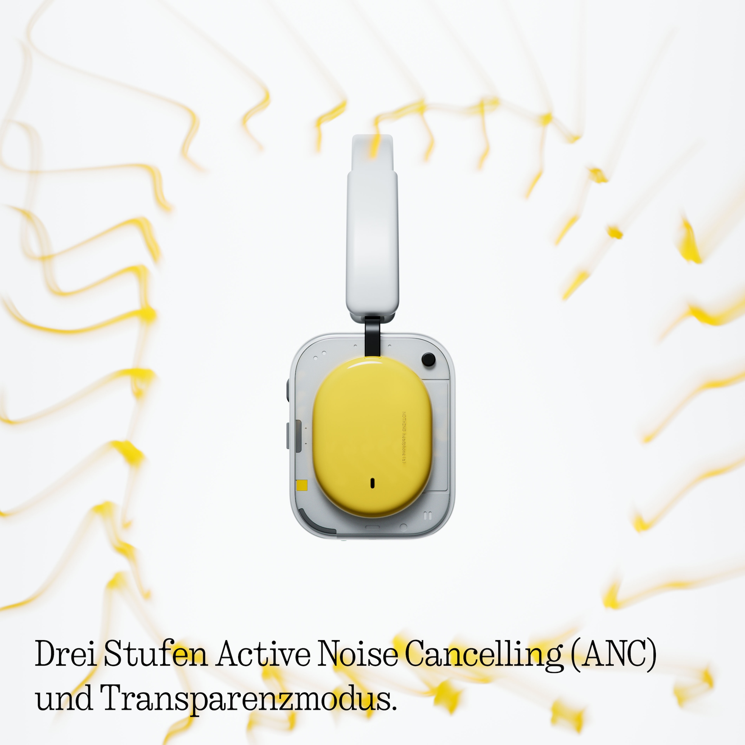 NOTHING Headset »Headphone (a)« Bluetooth Active Noise Cancelling (ANC) | Freisprechfunktion | Hi-Res | Transparenzmodus